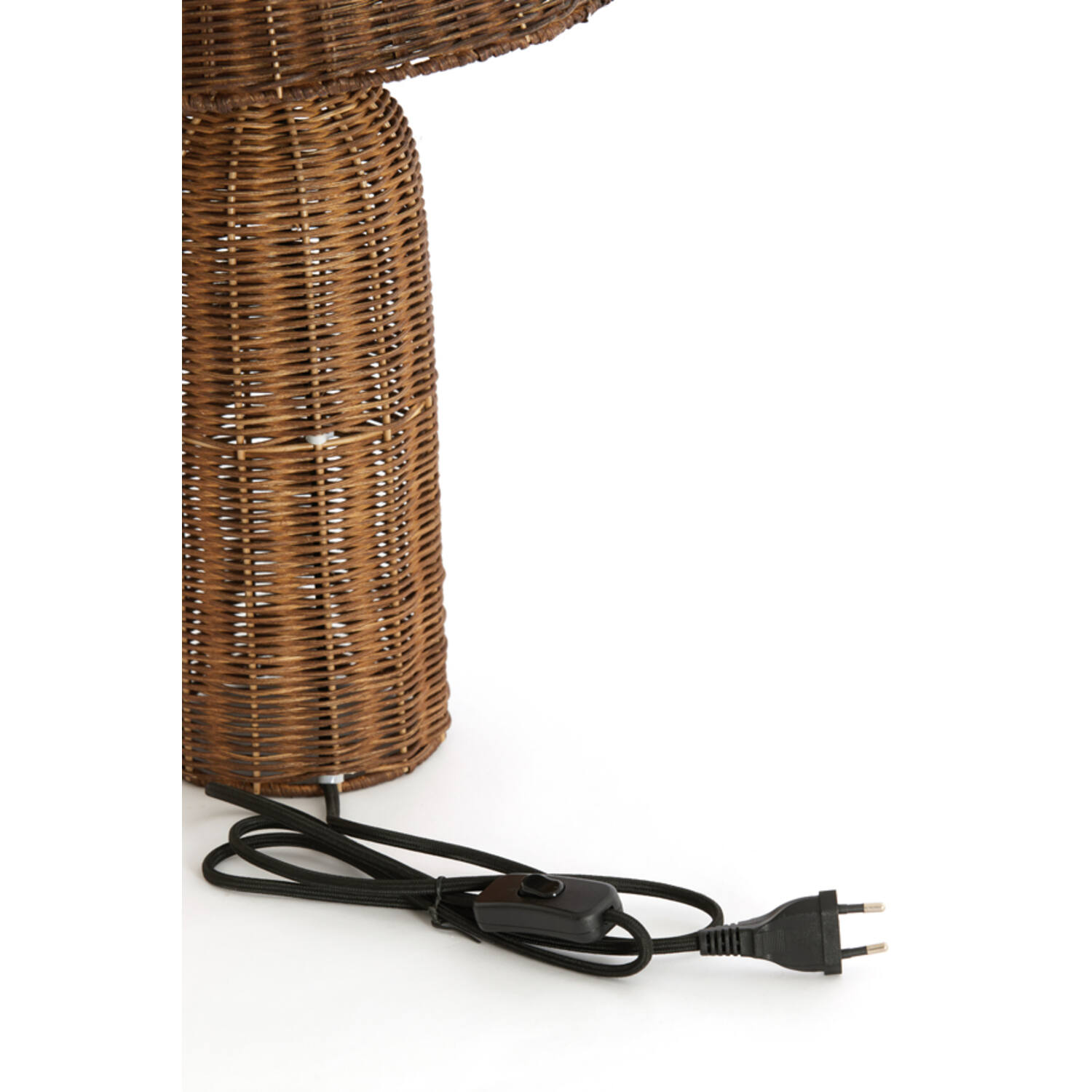 Table lamp Ø28,5x60 cm MANDOR rattan dark brown