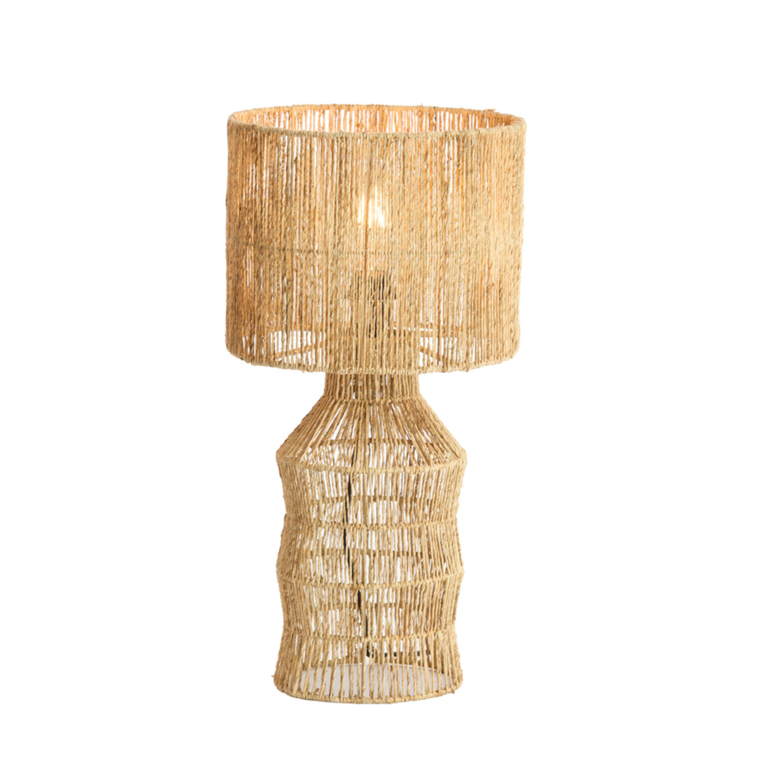 Table lamp Ø28x56 cm TIDEA jute natural