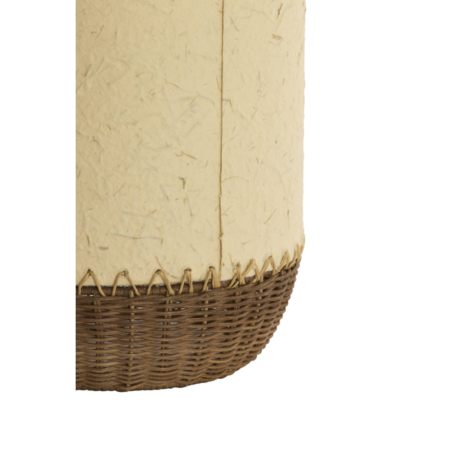 Table lamp Ø13x40 cm TIO paper beige+rattan dark brown