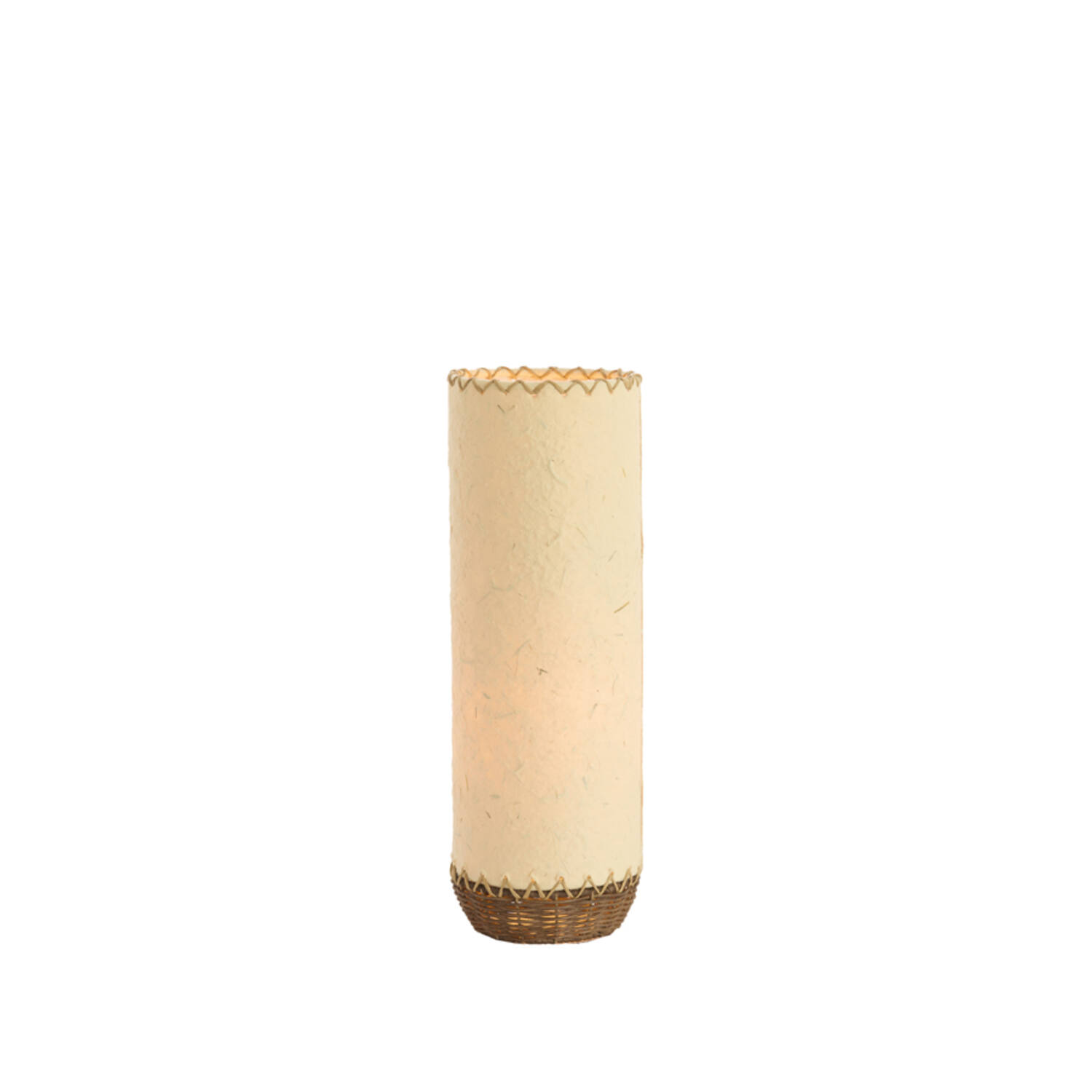 Table lamp Ø13x40 cm TIO paper beige+rattan dark brown