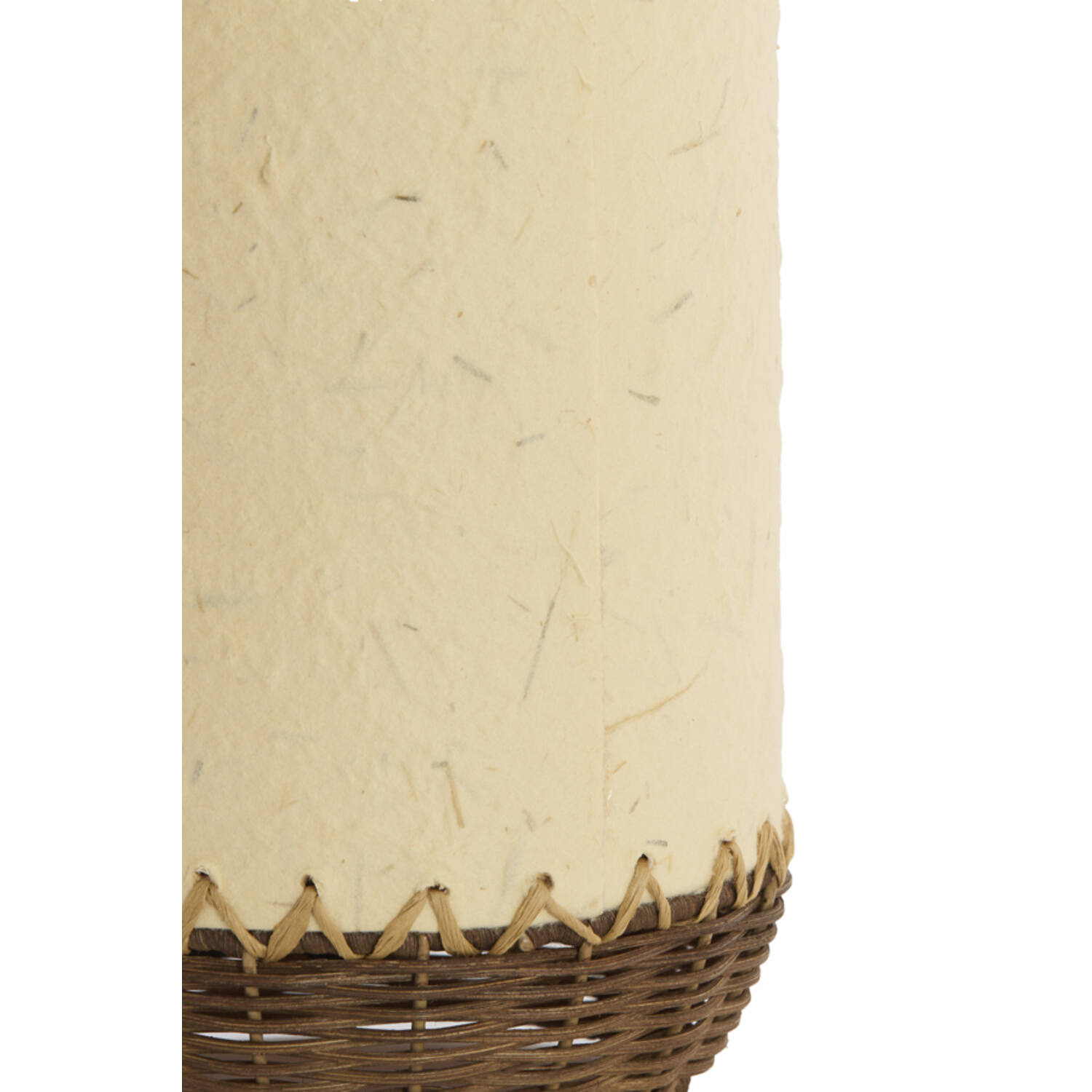 Table lamp Ø30,5x46 cm TIO paper beige+rattan dark brown