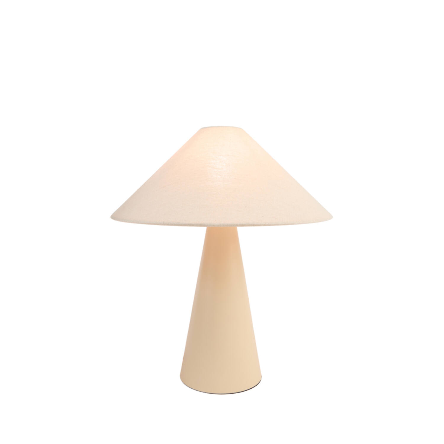 Table lamp E14 Ø40x44,5 cm DOLORE sand+linen natural