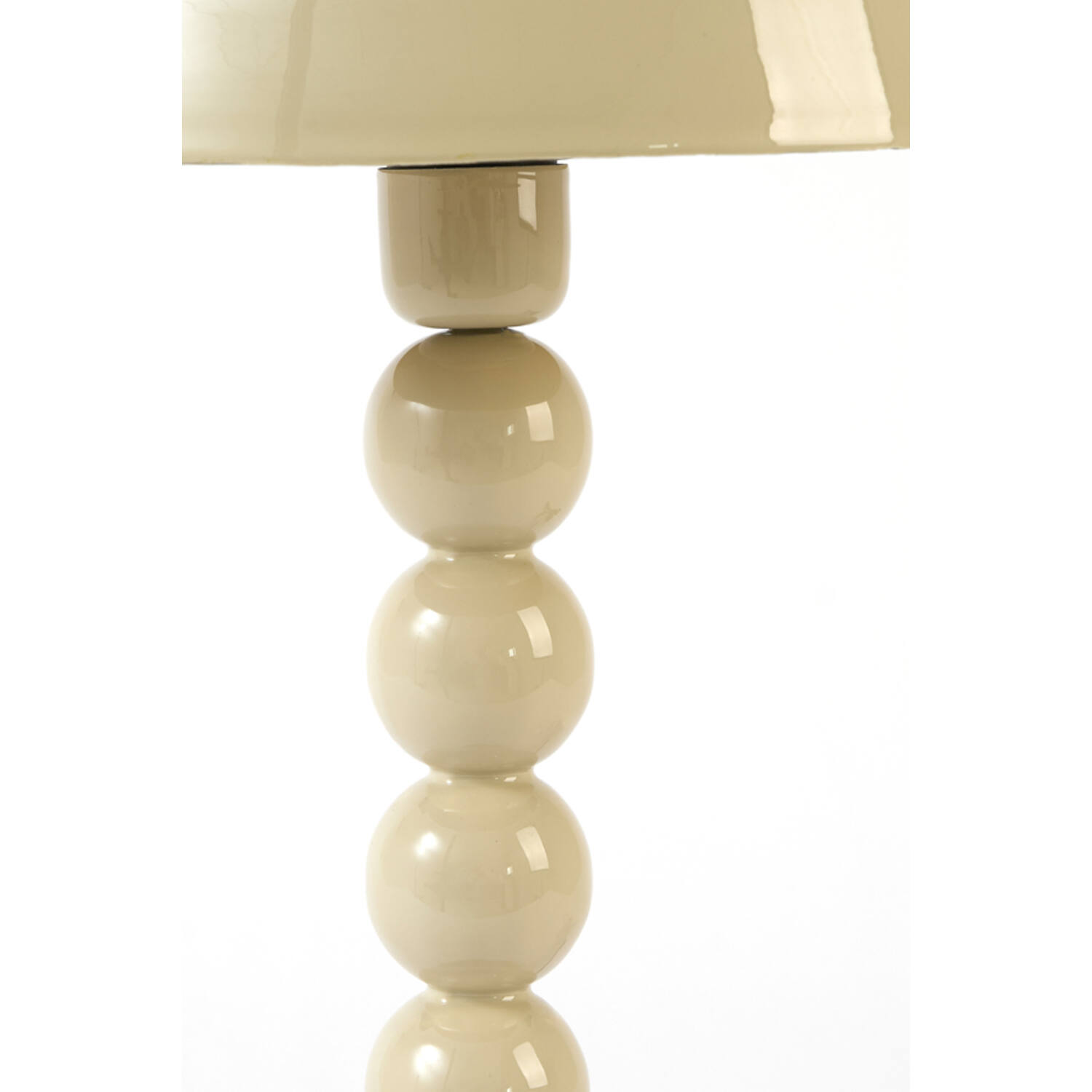 Table lamp Ø26x43 cm KRADINU shiny light grey