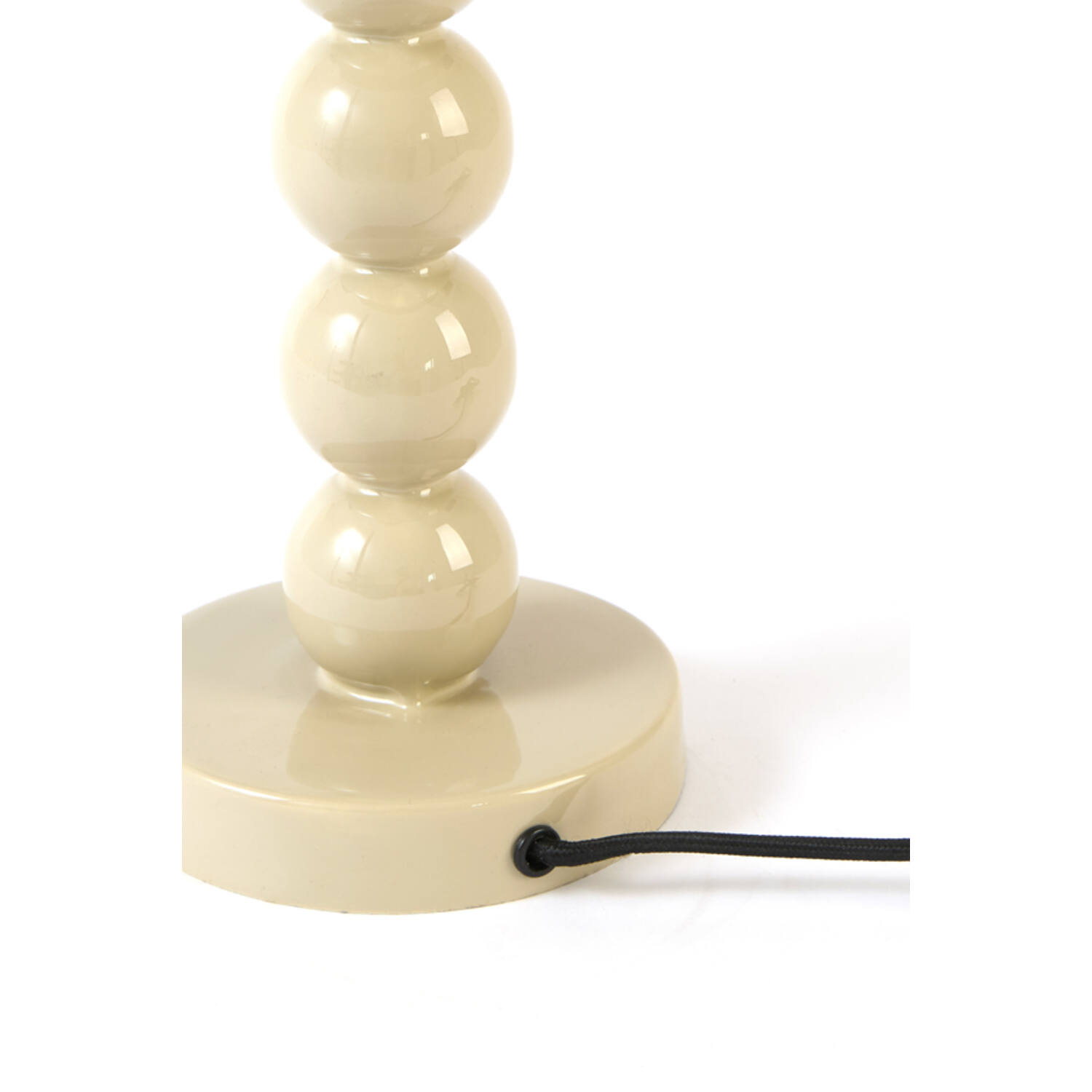 Table lamp Ø26x43 cm KRADINU shiny light grey