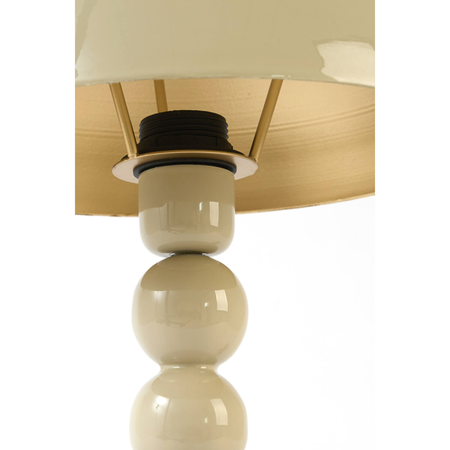 Table lamp Ø26x43 cm KRADINU shiny light grey