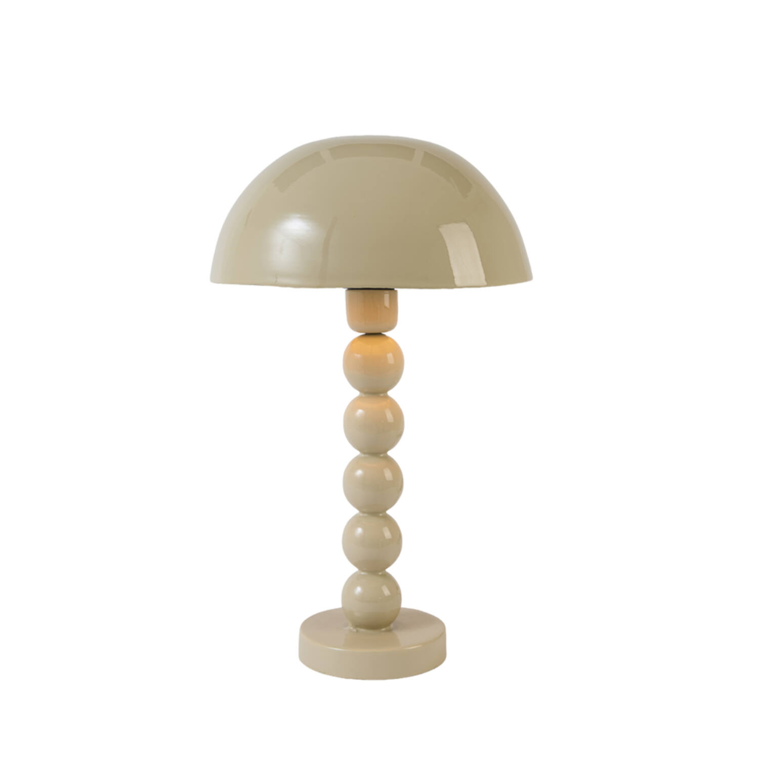 Table lamp Ø26x43 cm KRADINU shiny light grey