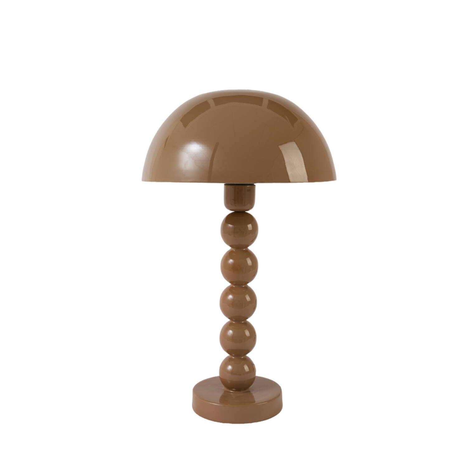 Table lamp Ø26x43 cm KRADINU shiny terra-orange