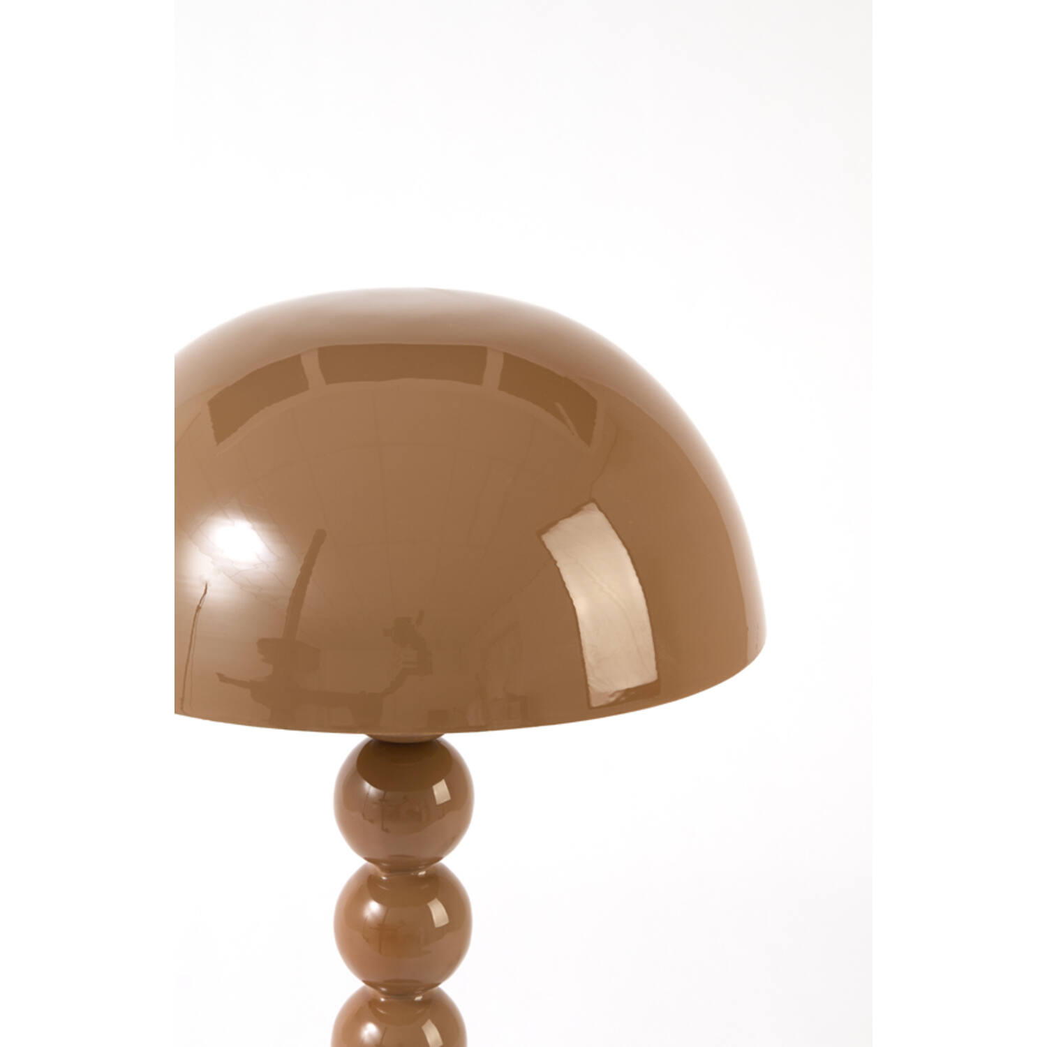 Table lamp Ø26x43 cm KRADINU shiny terra-orange