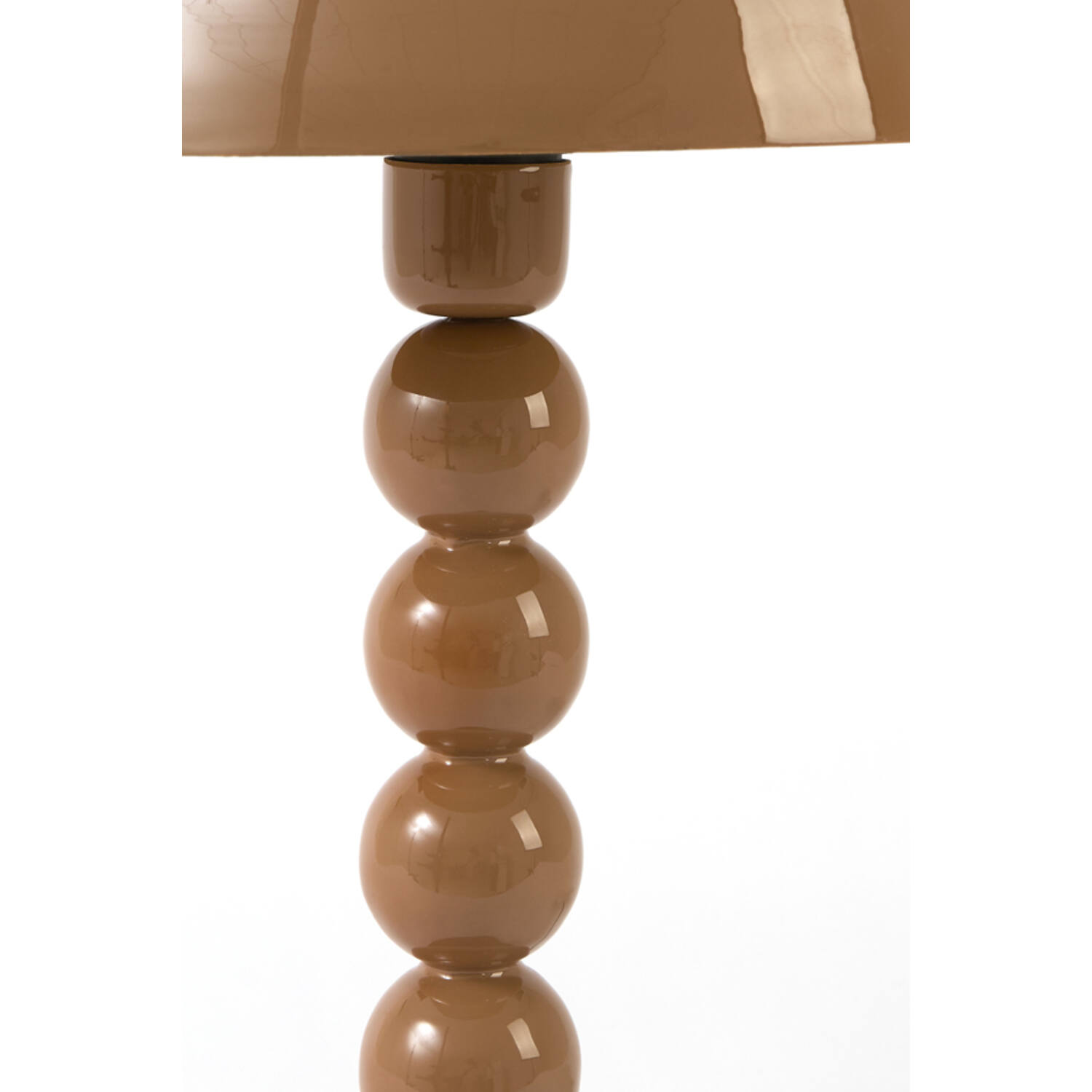 Table lamp Ø26x43 cm KRADINU shiny terra-orange