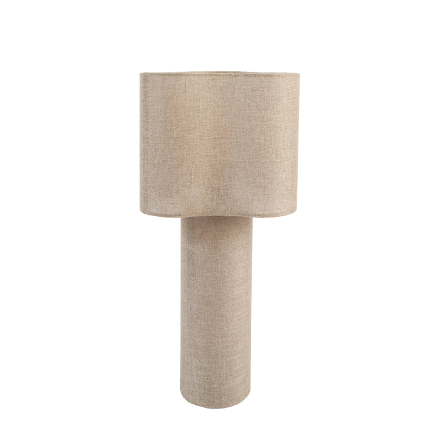 Table lamp Ø25x50 cm BRANY linen light brown