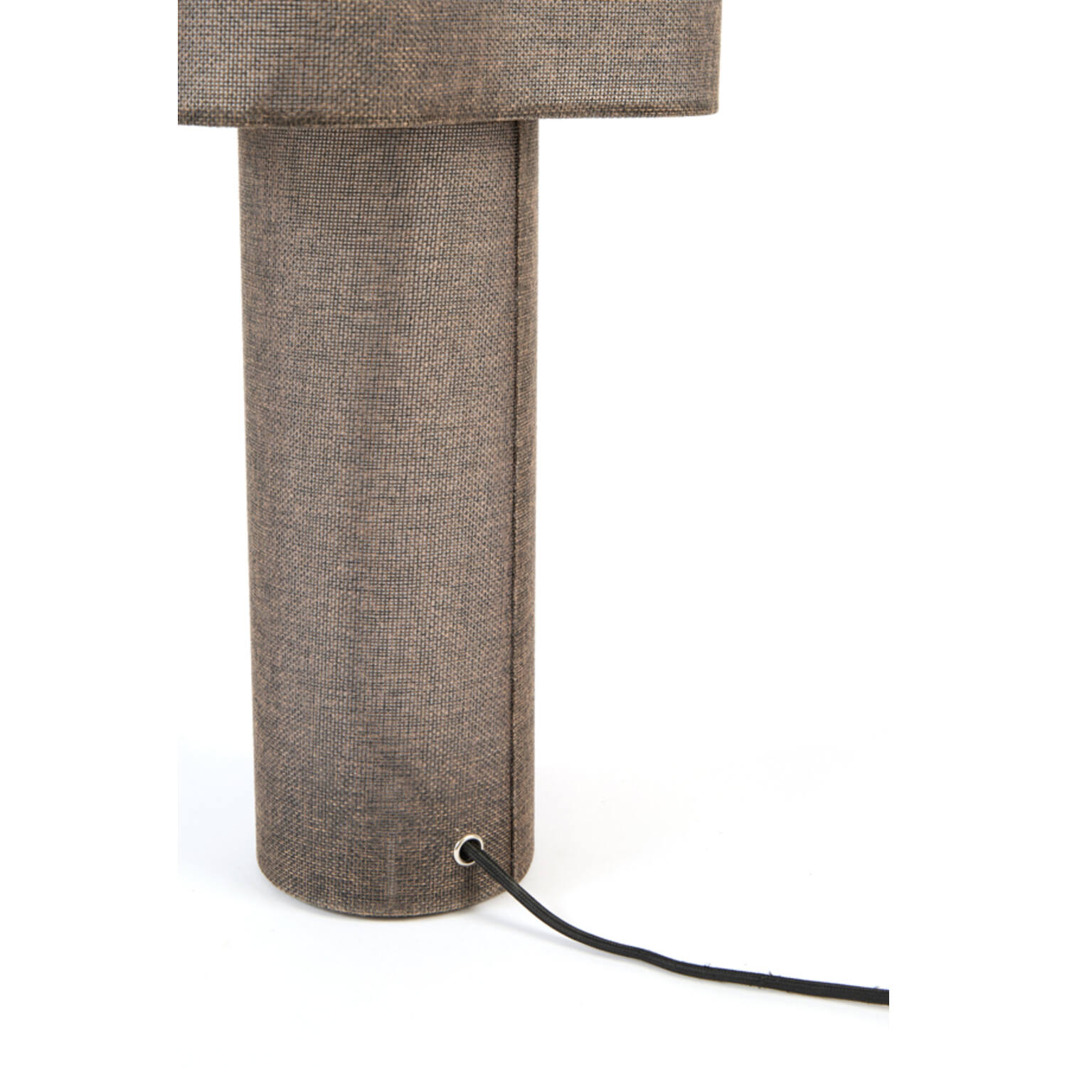 Table lamp Ø25x50 cm BRANY linen dark brown