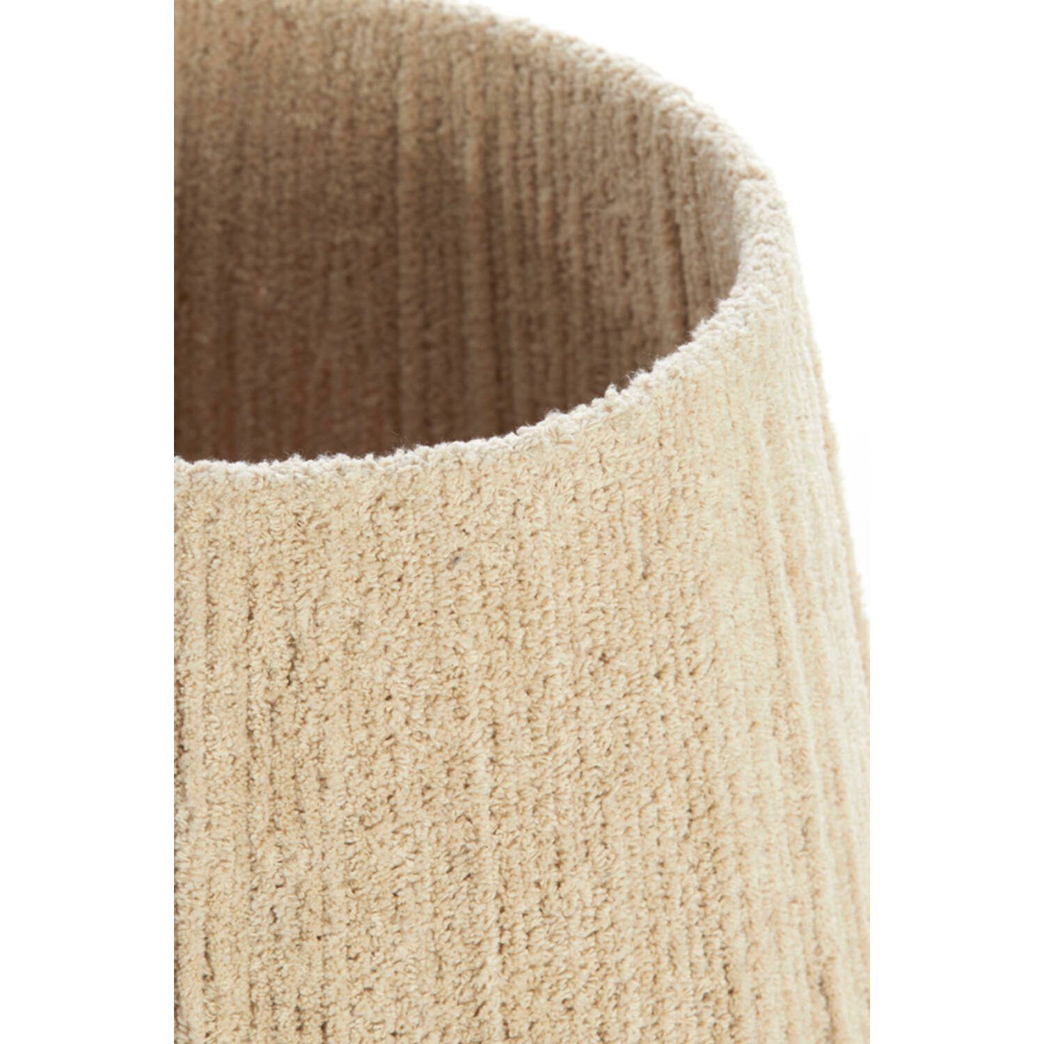 Kap drum 45-30-40 cm MEDANA chenille crème