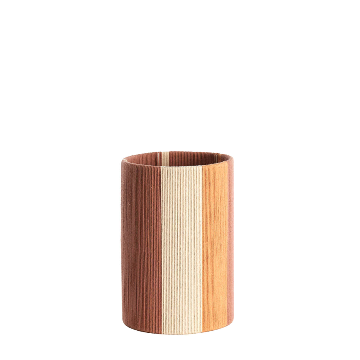 Shade cylinder 20-20-30 cm MEDAN coral+terra+cream