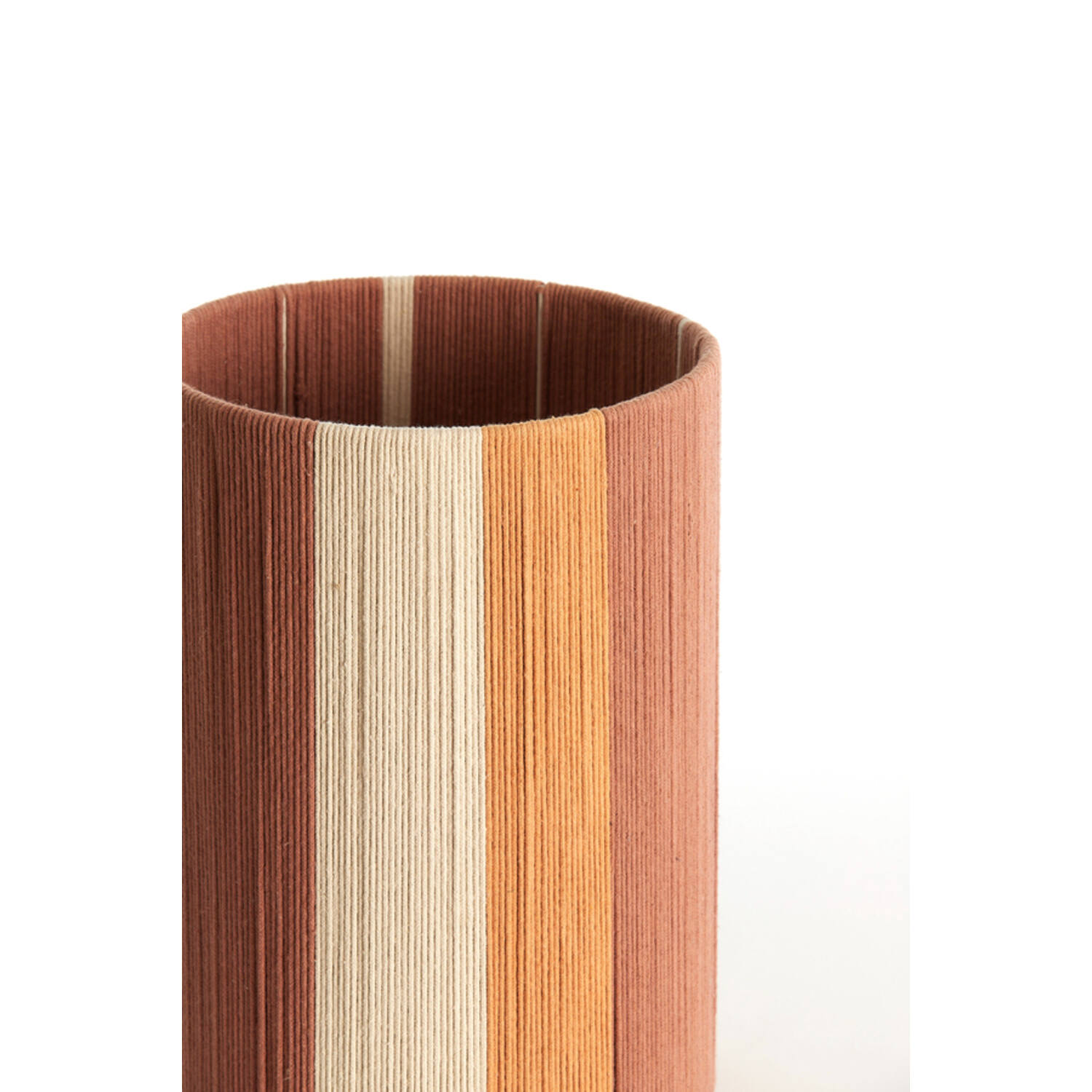 Shade cylinder 20-20-30 cm MEDAN coral+terra+cream