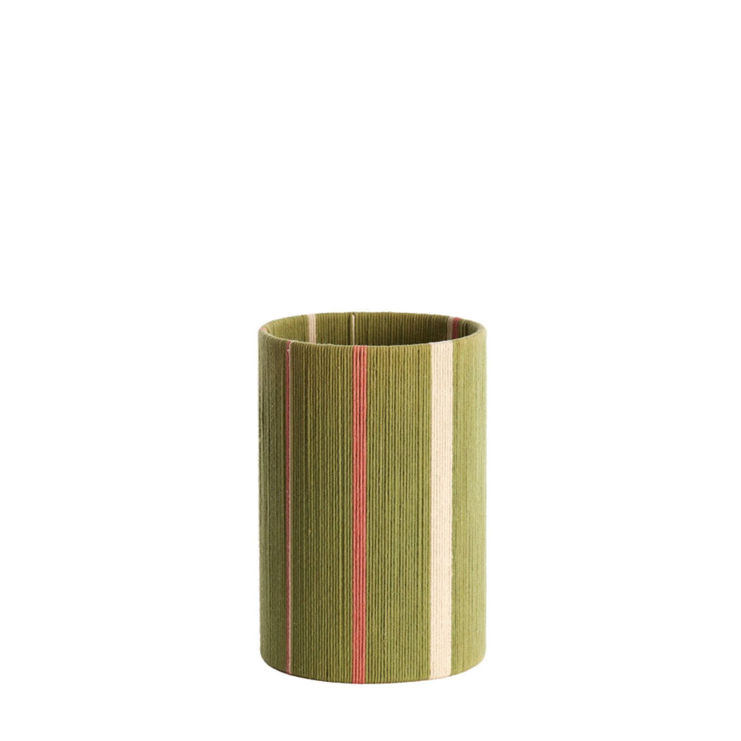 Kap cilinder 20-20-30 cm MEDAN groen+roze+crème