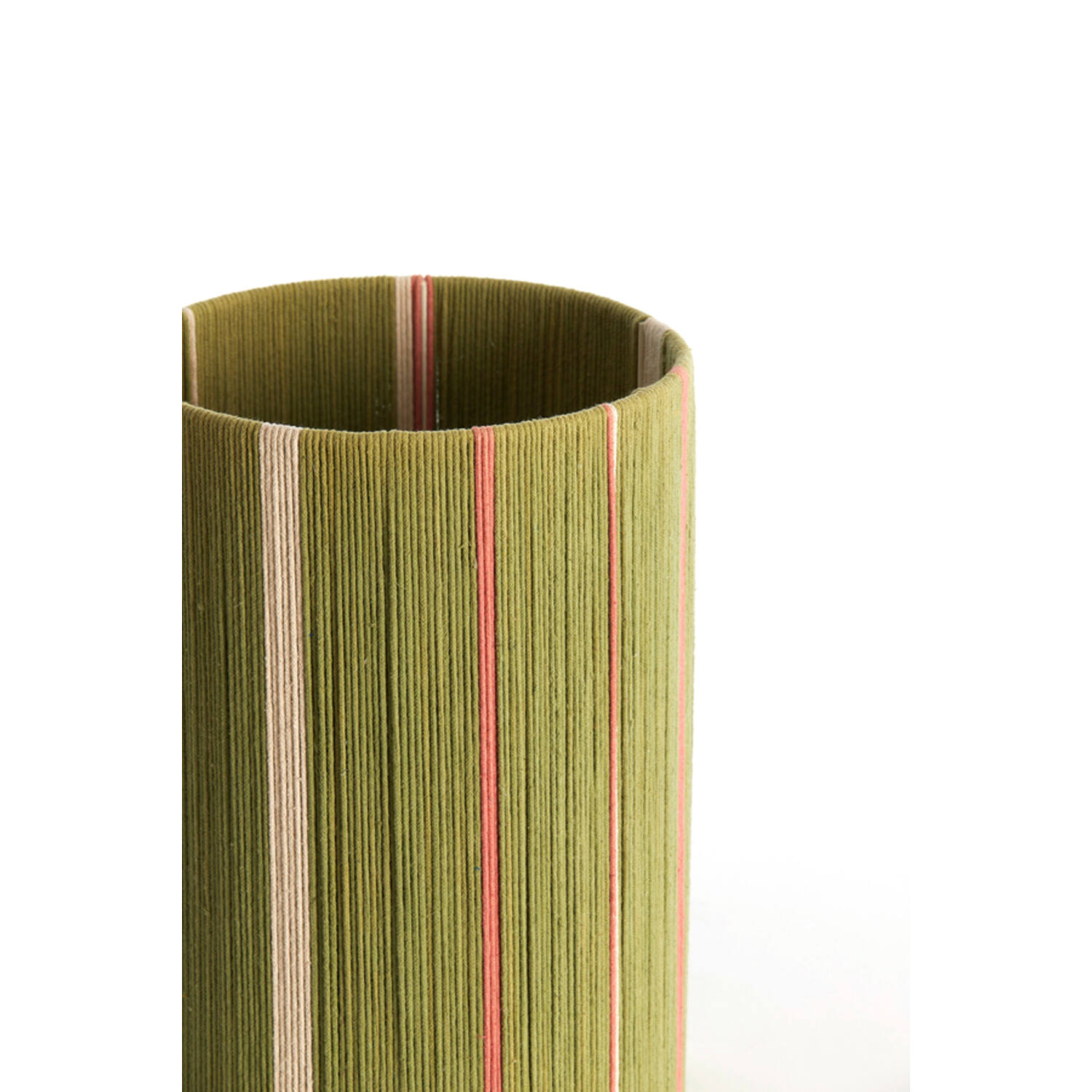 Kap cilinder 20-20-30 cm MEDAN groen+roze+crème