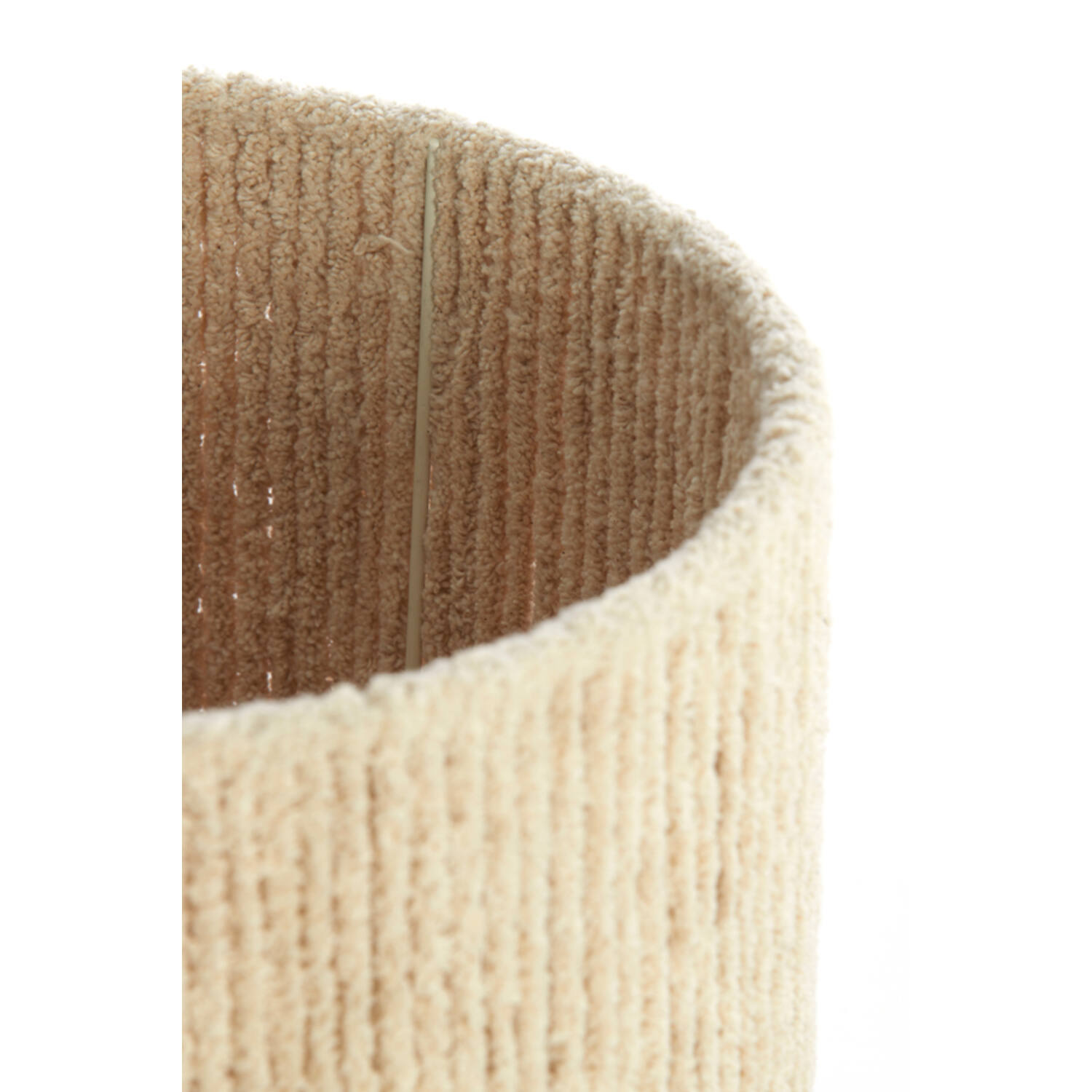 Shade cylinder 20-20-30 cm MEDANA chenille cream