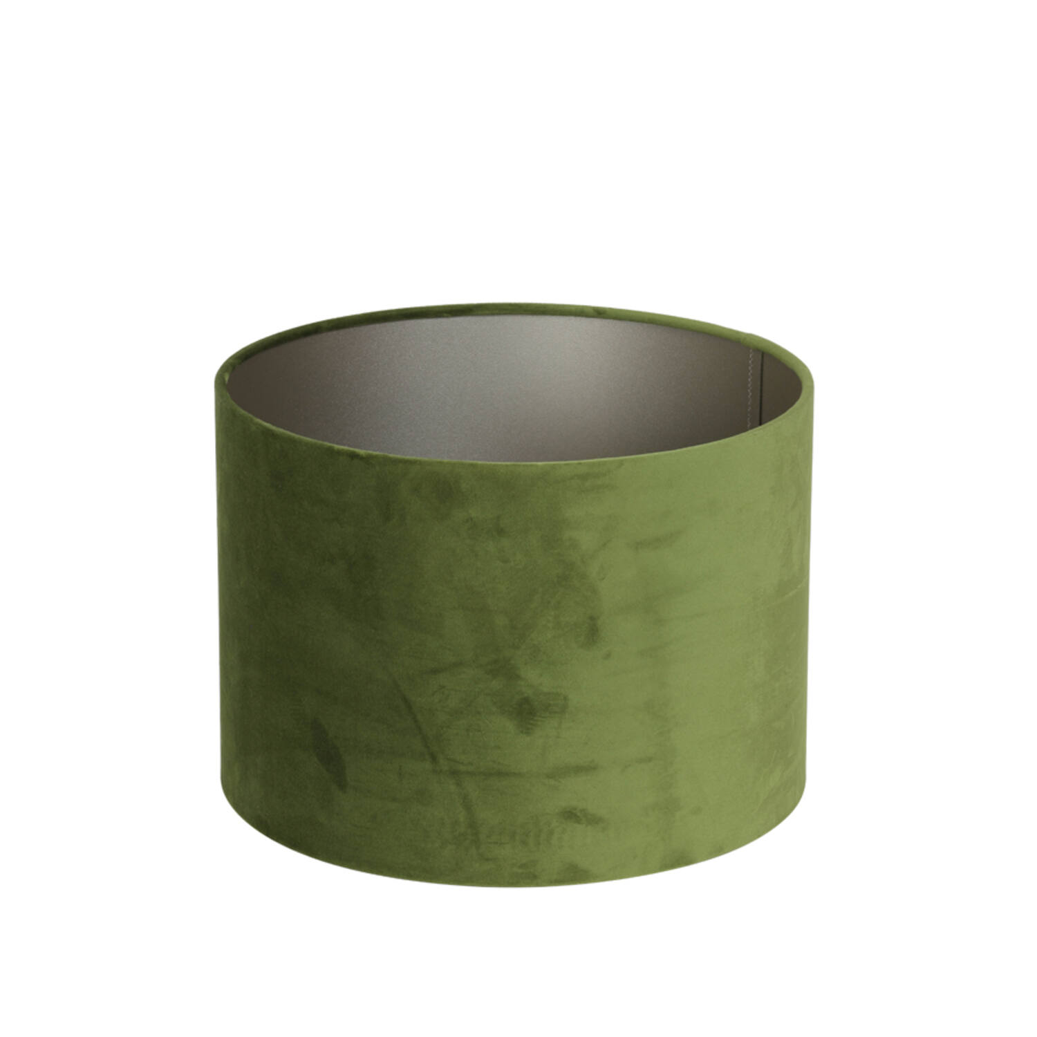 Kap cilinder 25-25-18 cm VELOURS olive green