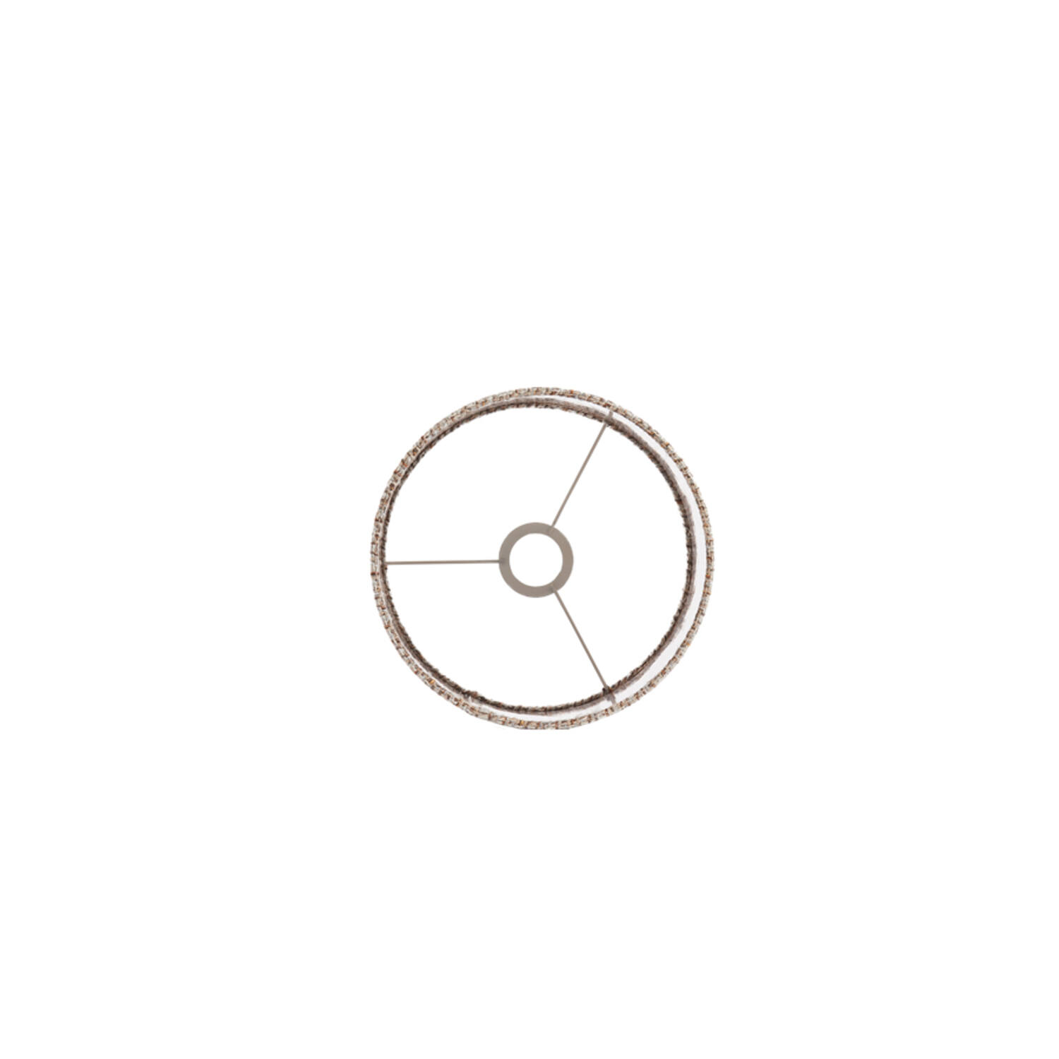 Shade cylinder 25-25-27 cm OKAVI light brown