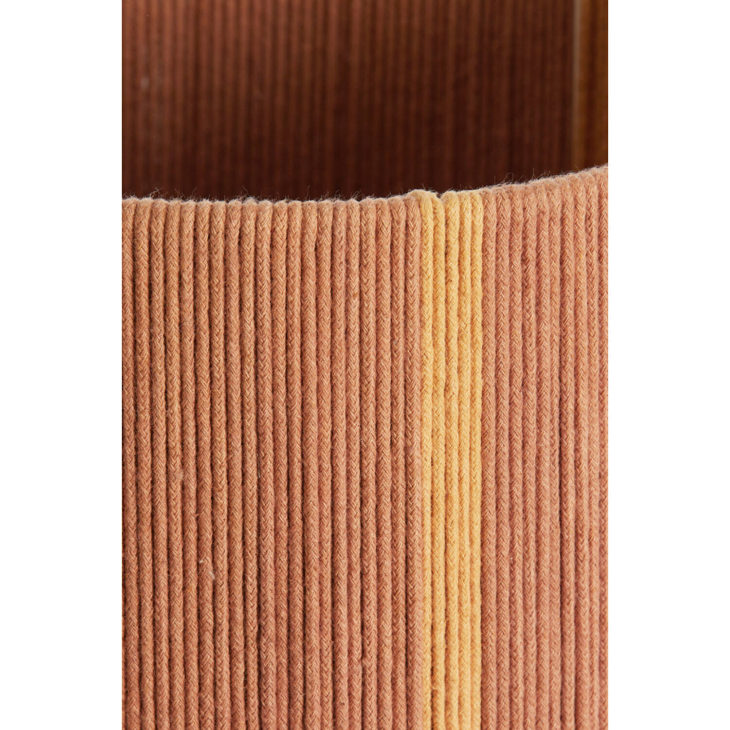 Kap cilinder 25-25-36 cm MEDAN koraal+terra+crème
