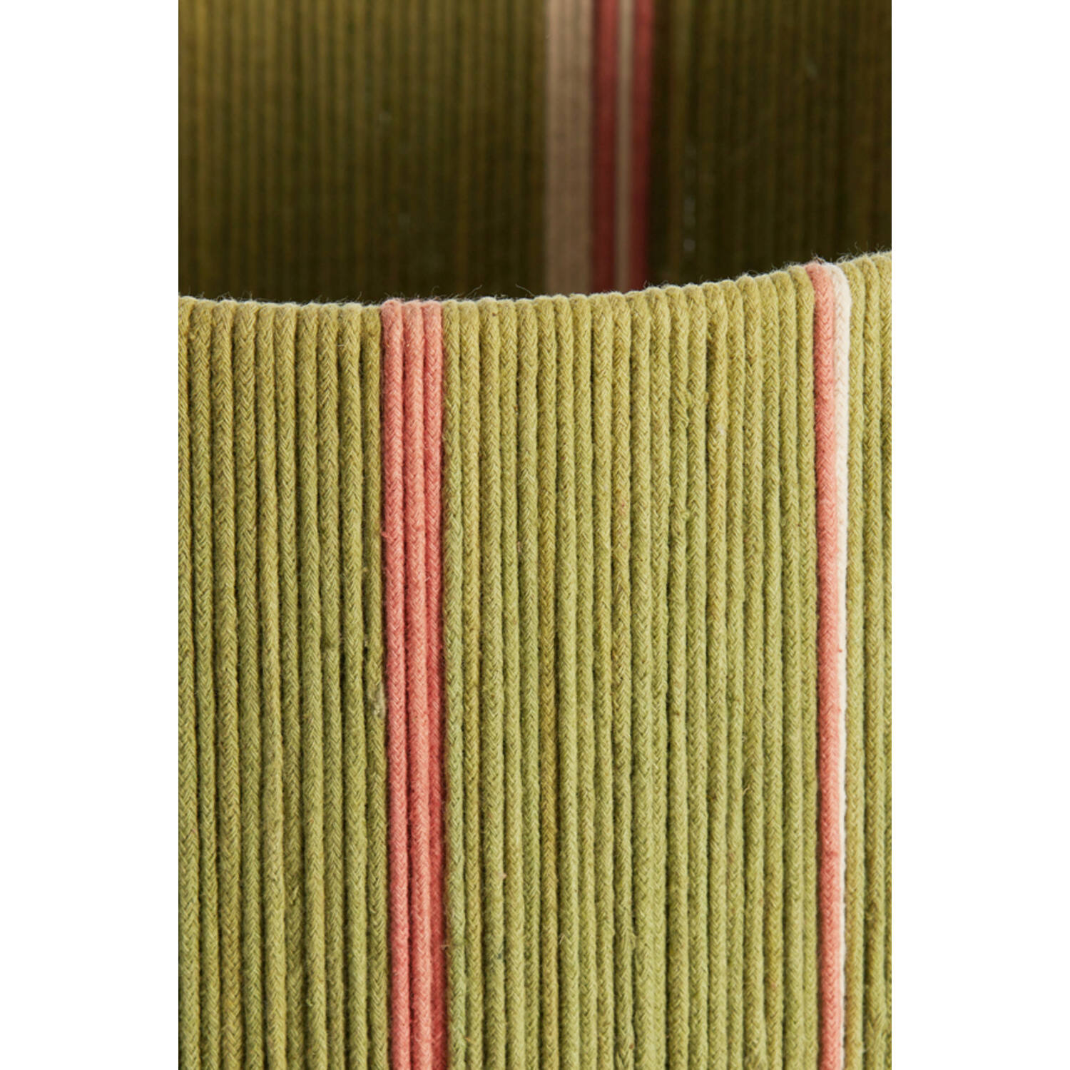 Kap cilinder 25-25-36 cm MEDAN groen+roze+crème