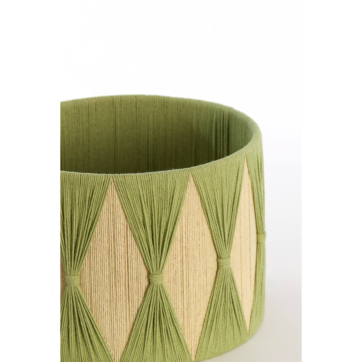 Shade cylinder 25-25-18 cm HANNAH green+mint green