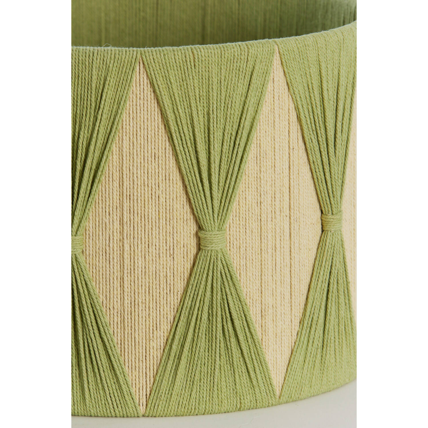 Shade cylinder 25-25-18 cm HANNAH green+mint green