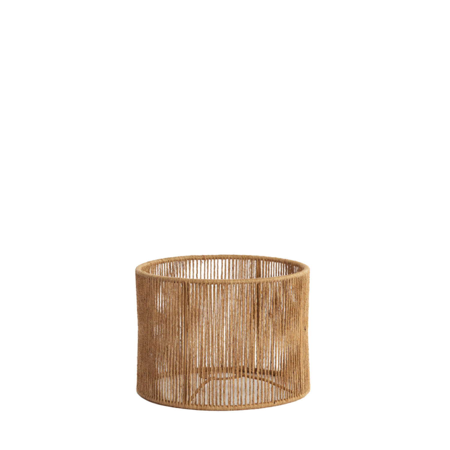 Pantalla de lámpara cilindro 25-25-18 cm TOSSA yute natural