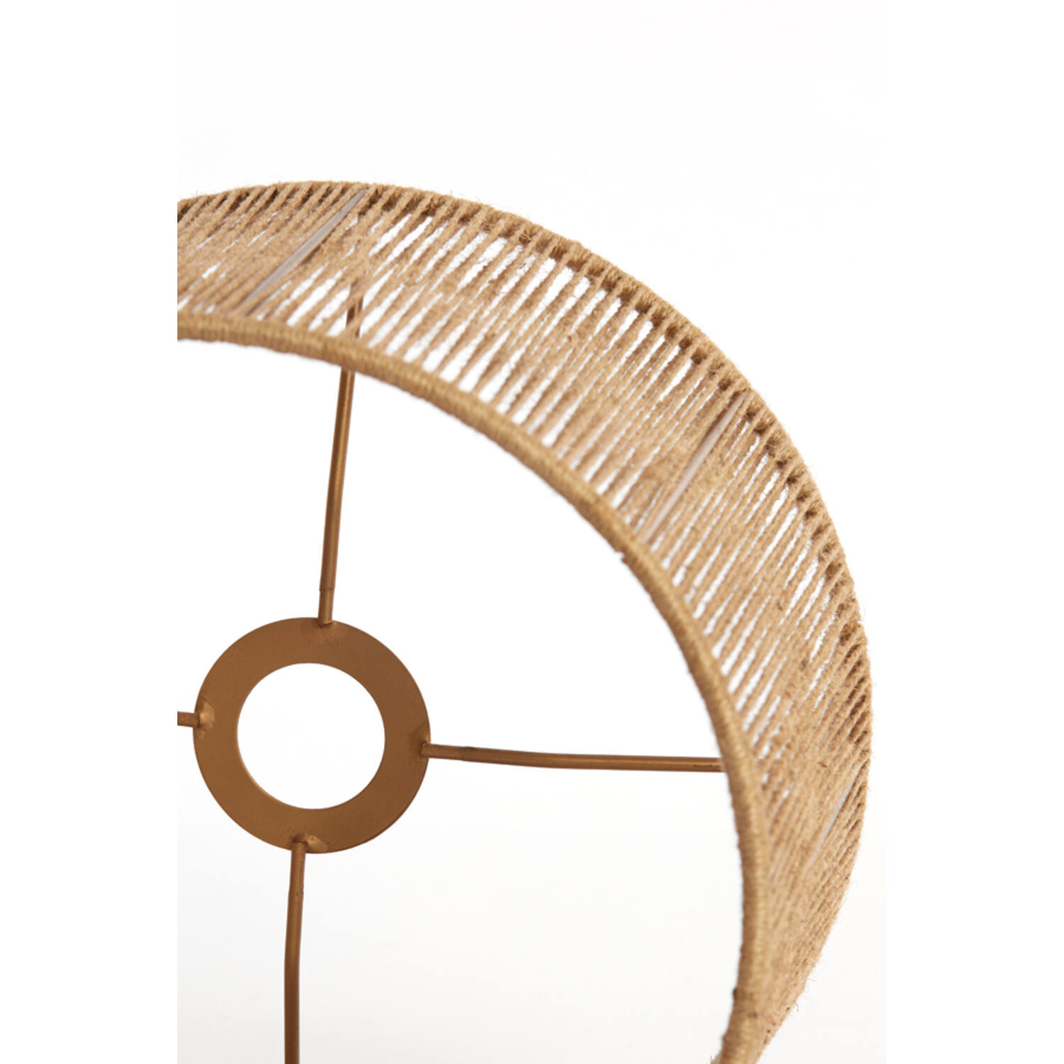 Pantalla de lámpara cilindro 25-25-18 cm TOSSA yute natural