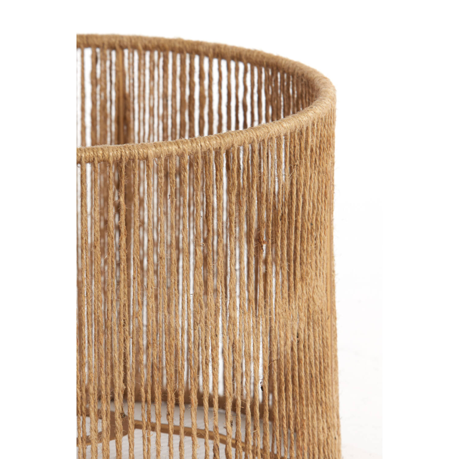 Pantalla de lámpara cilindro 25-25-18 cm TOSSA yute natural