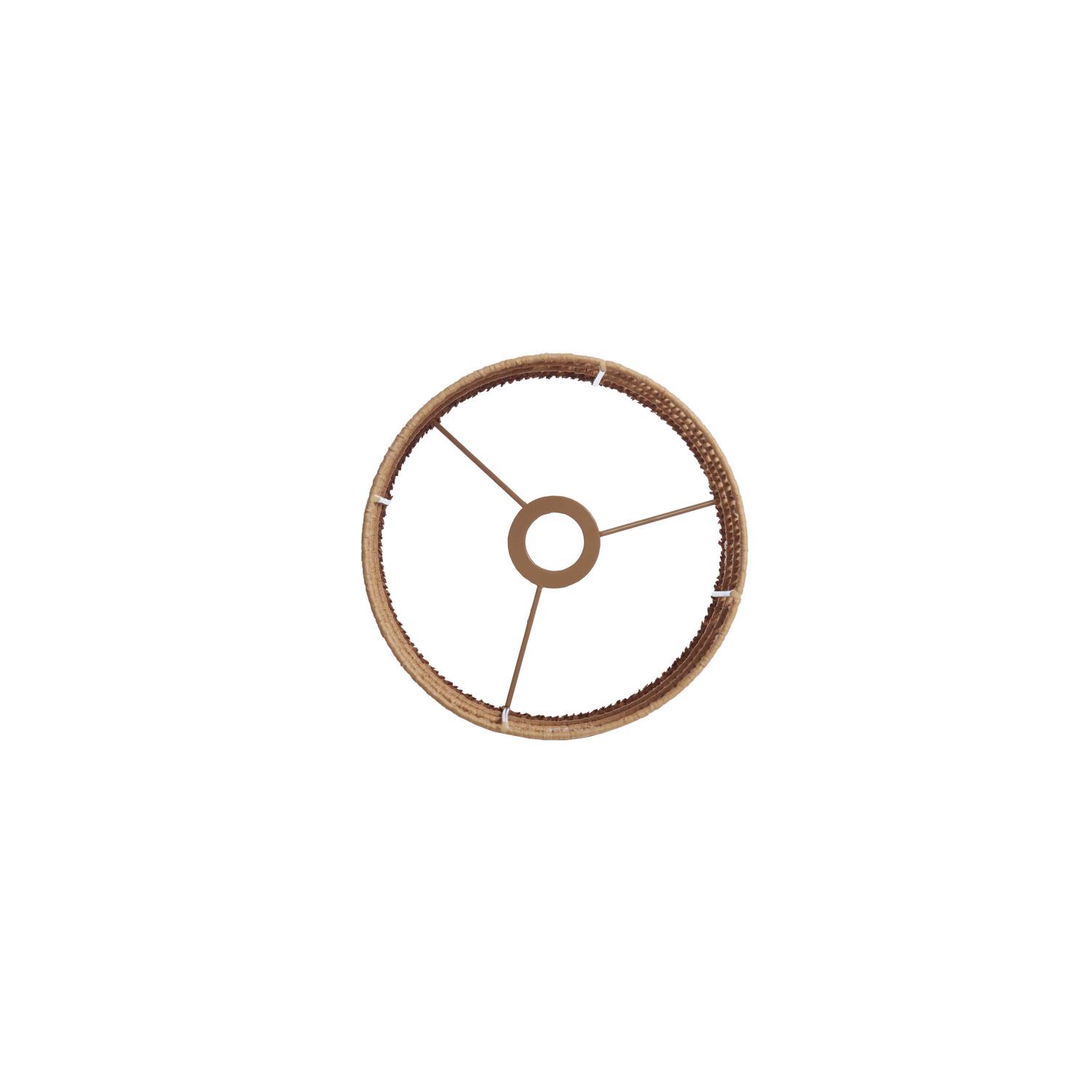 Kap cilinder 25-25-30 cm LANZANO raffia naturel
