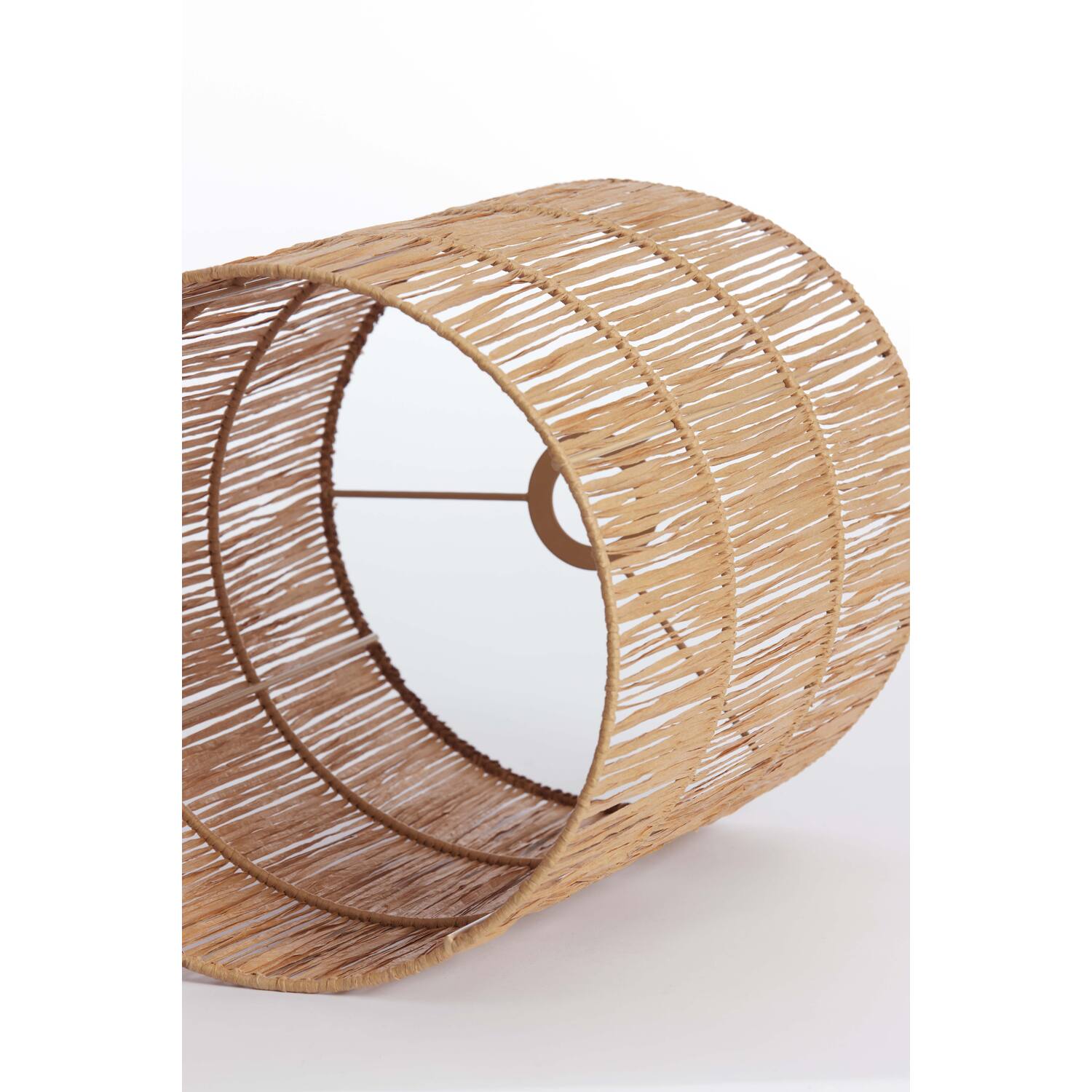 Kap cilinder 25-25-30 cm LANZANO raffia naturel
