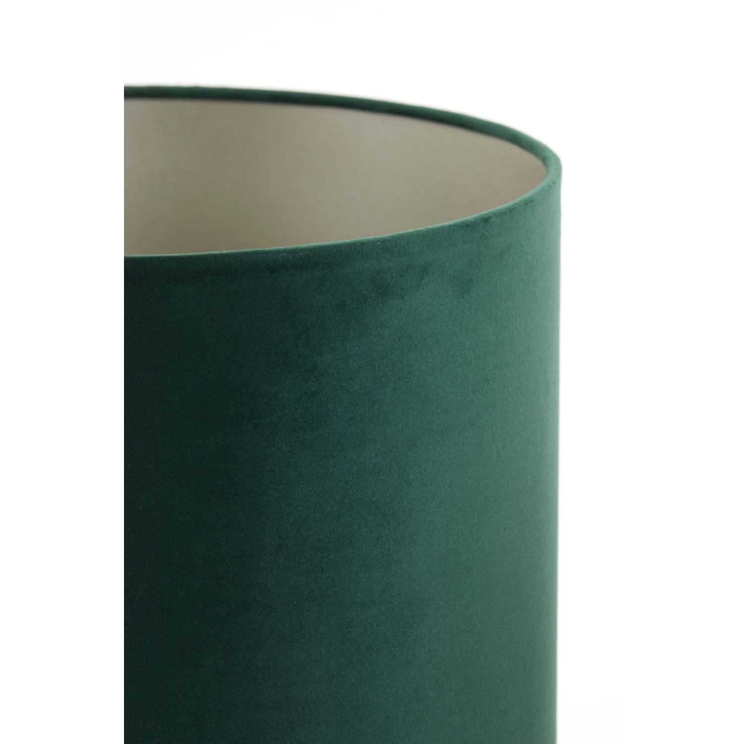 Kap cilinder 30-30-21 cm VELOURS dutch green