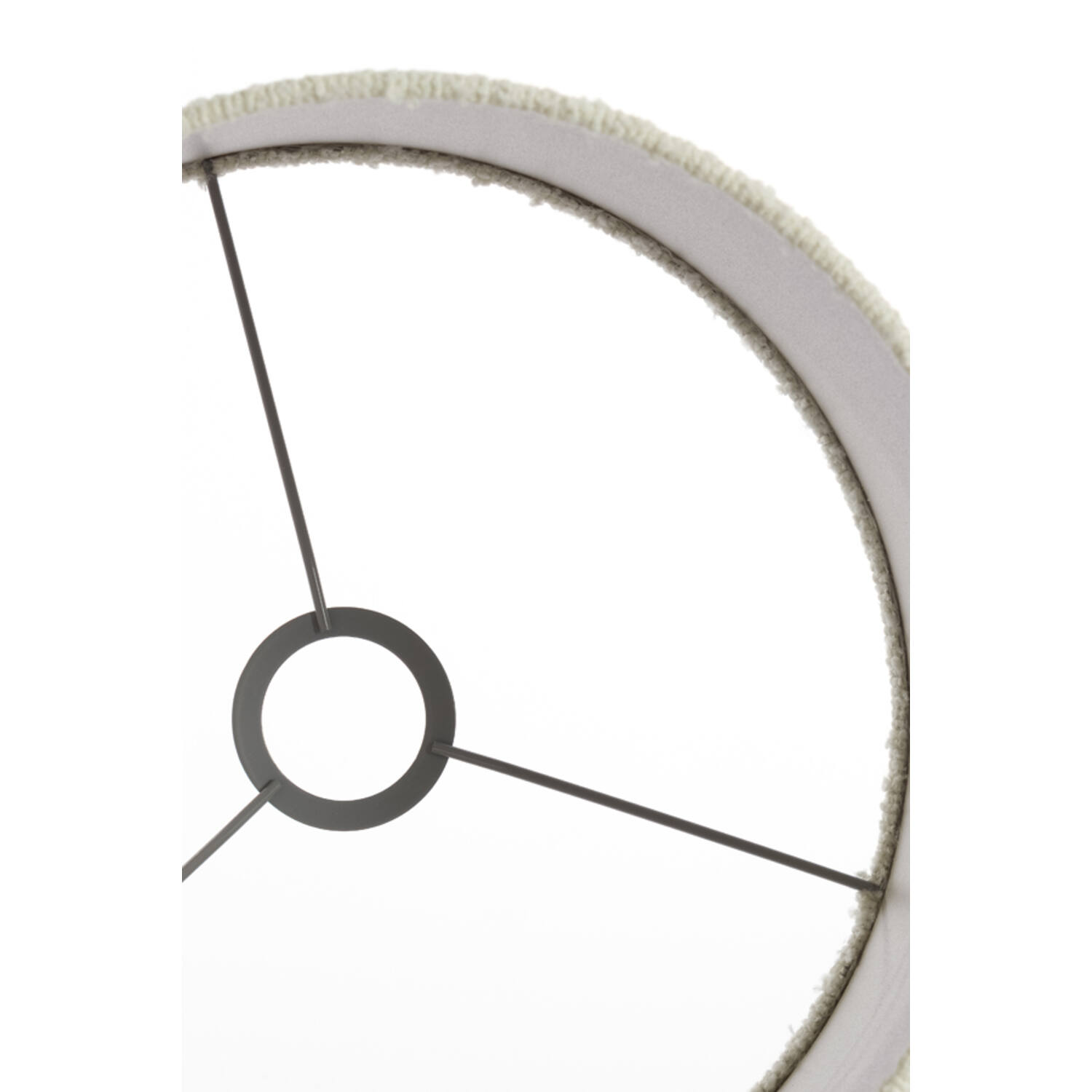 Kap cilinder 30-30-21 cm BOLERO wit