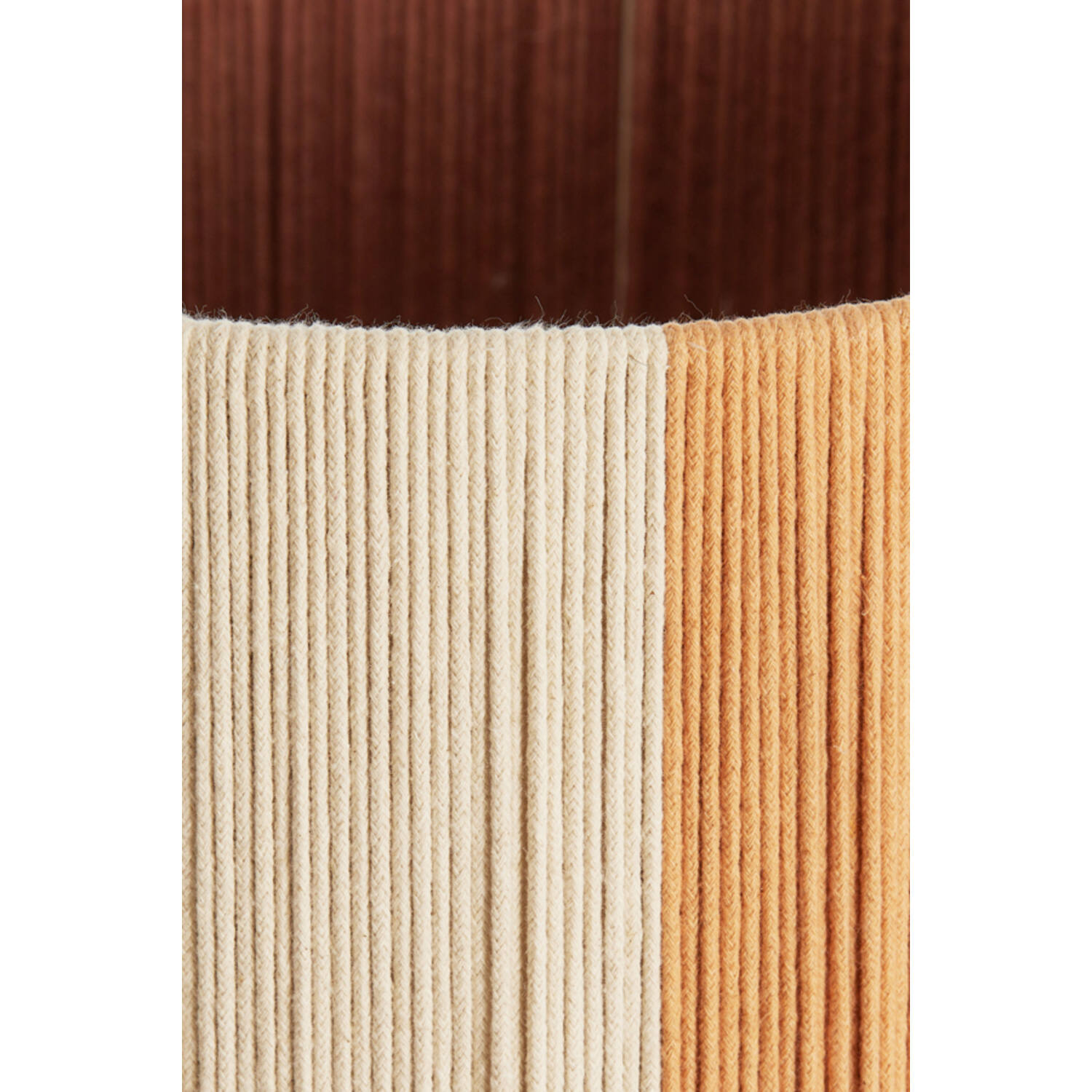 Kap cilinder 30-30-40 cm MEDAN koraal+terra+crème