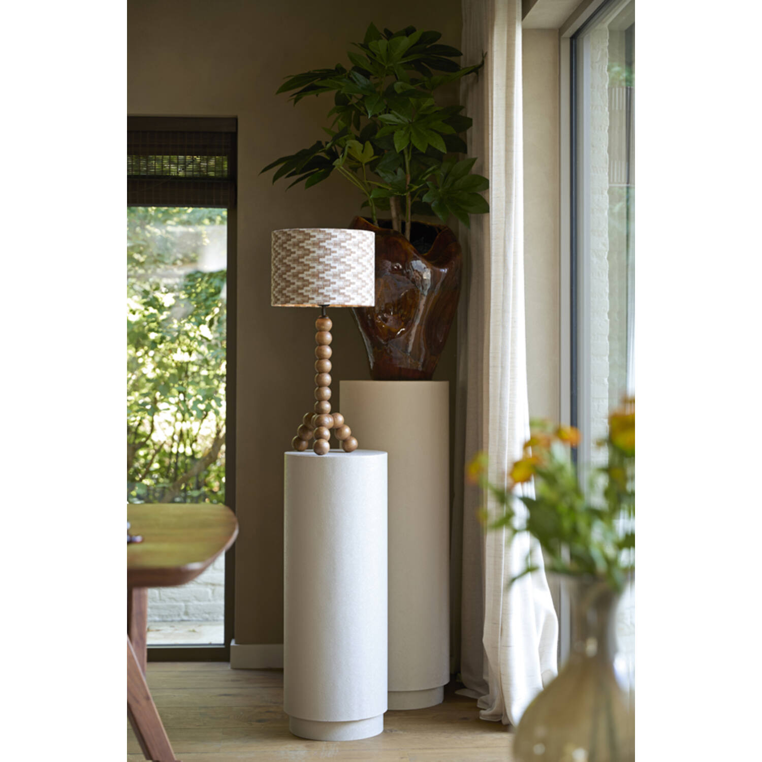 Shade cylinder 30-30-21 cm JINX brown