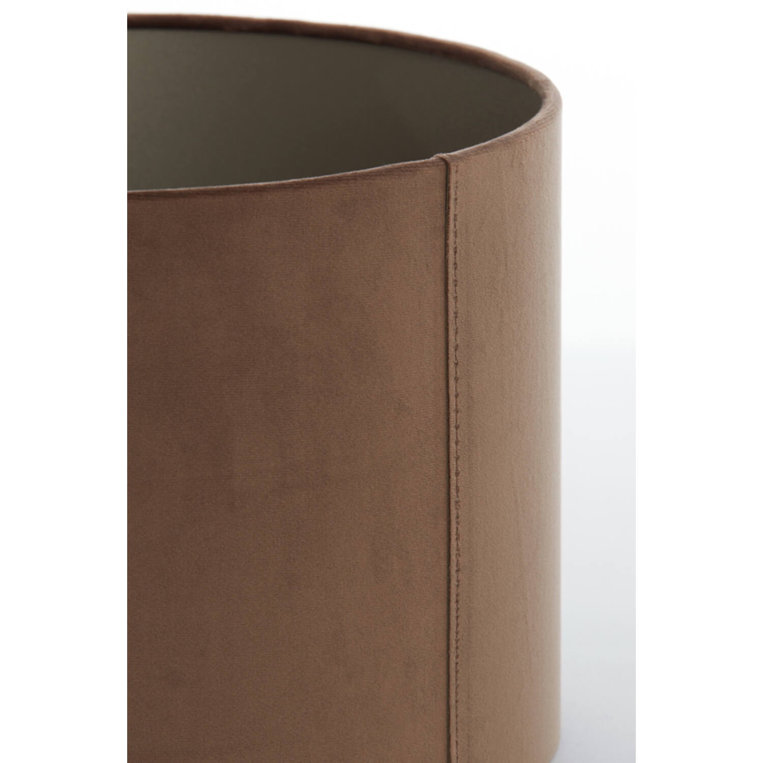 Shade cylinder 30-30-21 cm VELOURS chocolate brown (2230774), Light ...