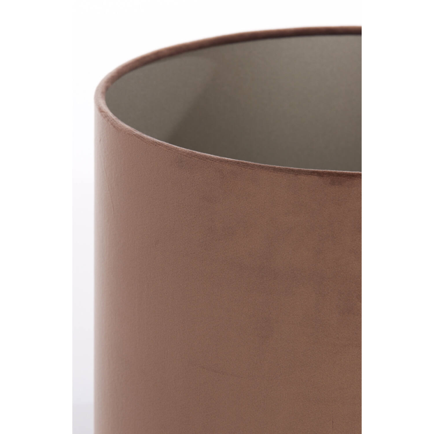 Shade cylinder 30-30-21 cm VELOURS chocolate brown (2230774), Light ...