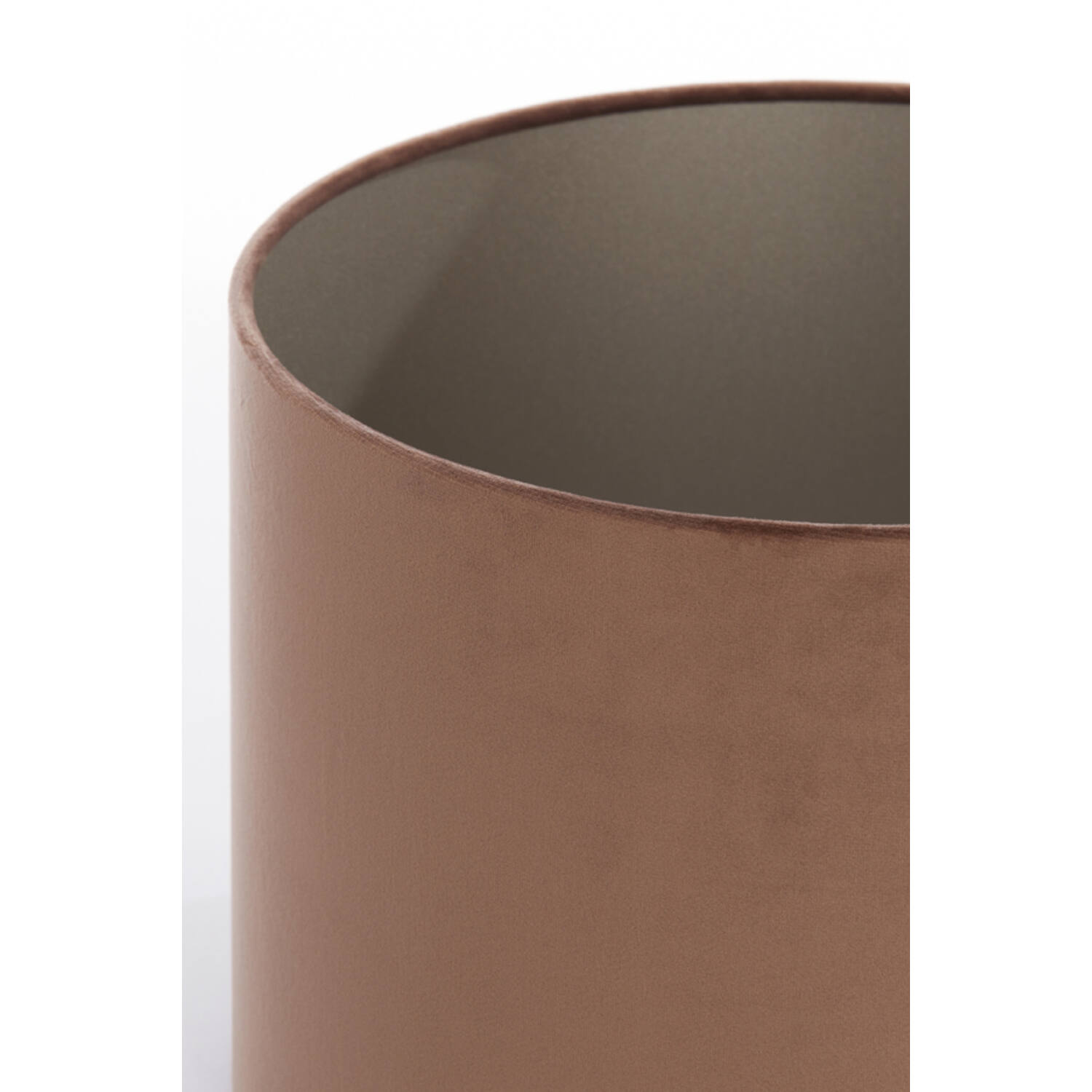 Abat-jour cylindre 30-30-21 cm VELOURS brun chocolat (2230774), Light ...