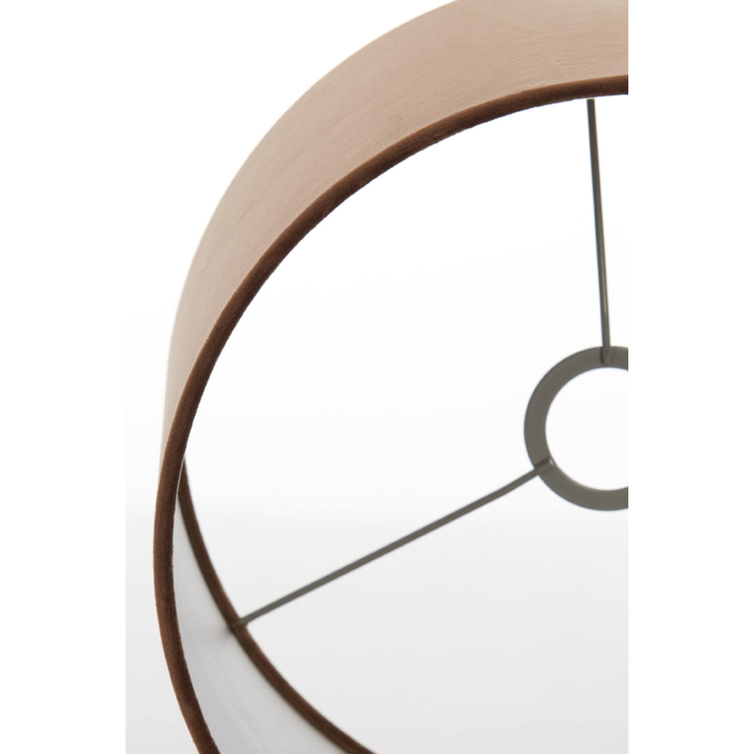 Abat-jour cylindre 30-30-21 cm VELOURS brun chocolat (2230774), Light ...
