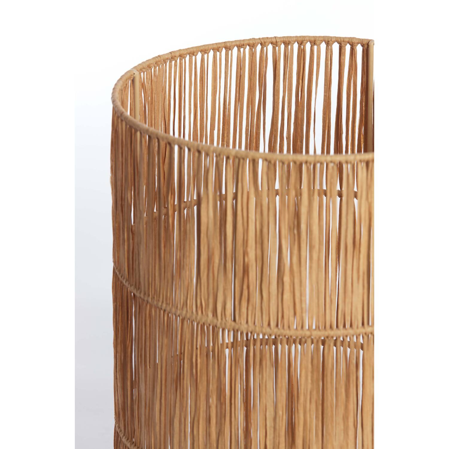 Kap cilinder 30-30-40 cm LANZANO raffia naturel