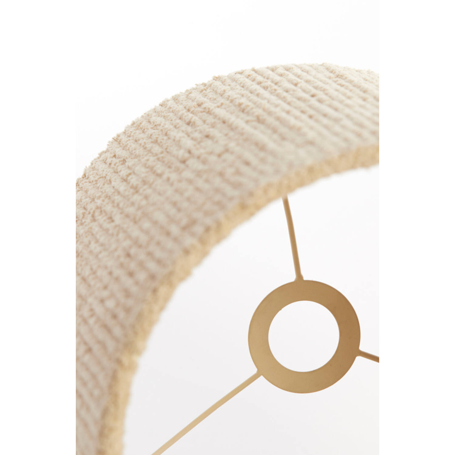 Kap cilinder 30-30-40 cm MEDANA chenille crème