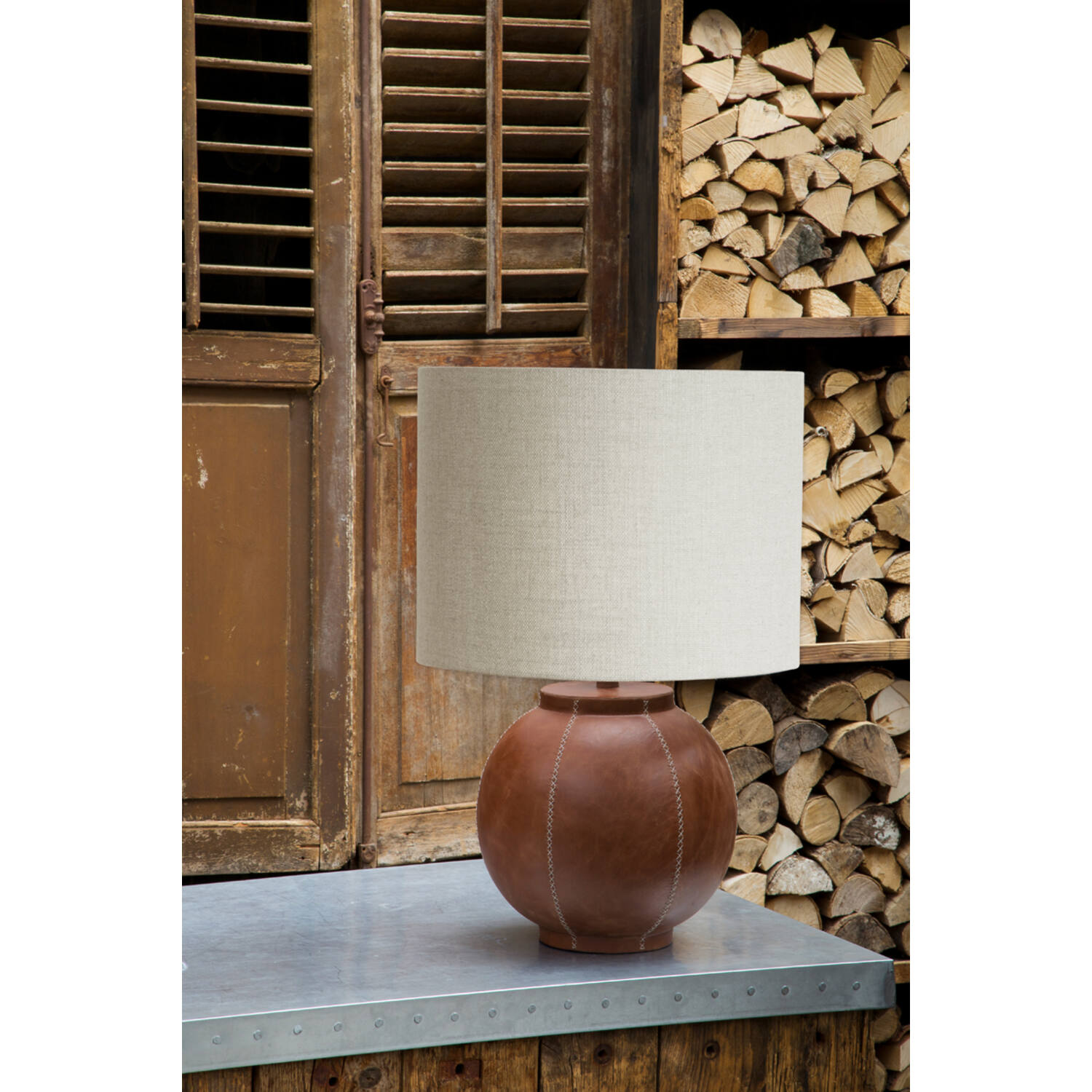 Kap cilinder 40-40-30 cm LIVIGNO eiwit