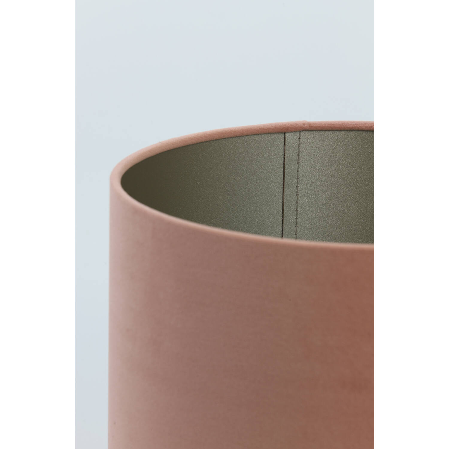 Abat-jour cylindre 40-40-30 cm VELOURS pêche (2240601), Light & Living ...