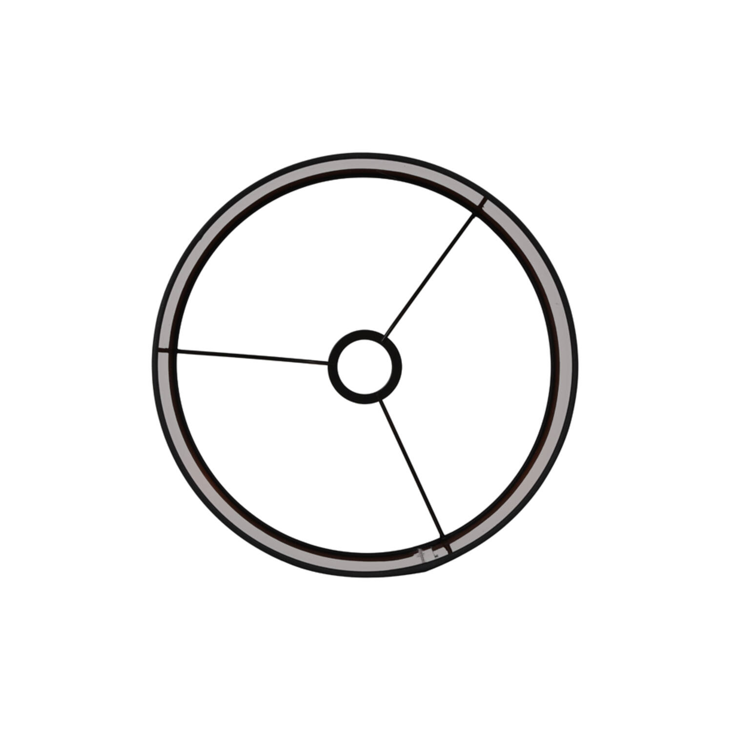 Kap cilinder 40-40-30 cm LIVIGNO zwart