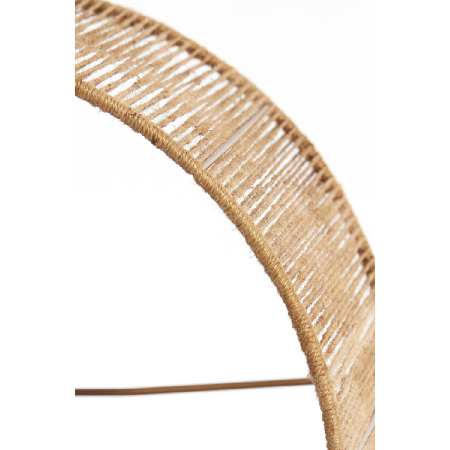 Pantalla de lámpara cilindro 40-40-30 cm TOSSA yute natural