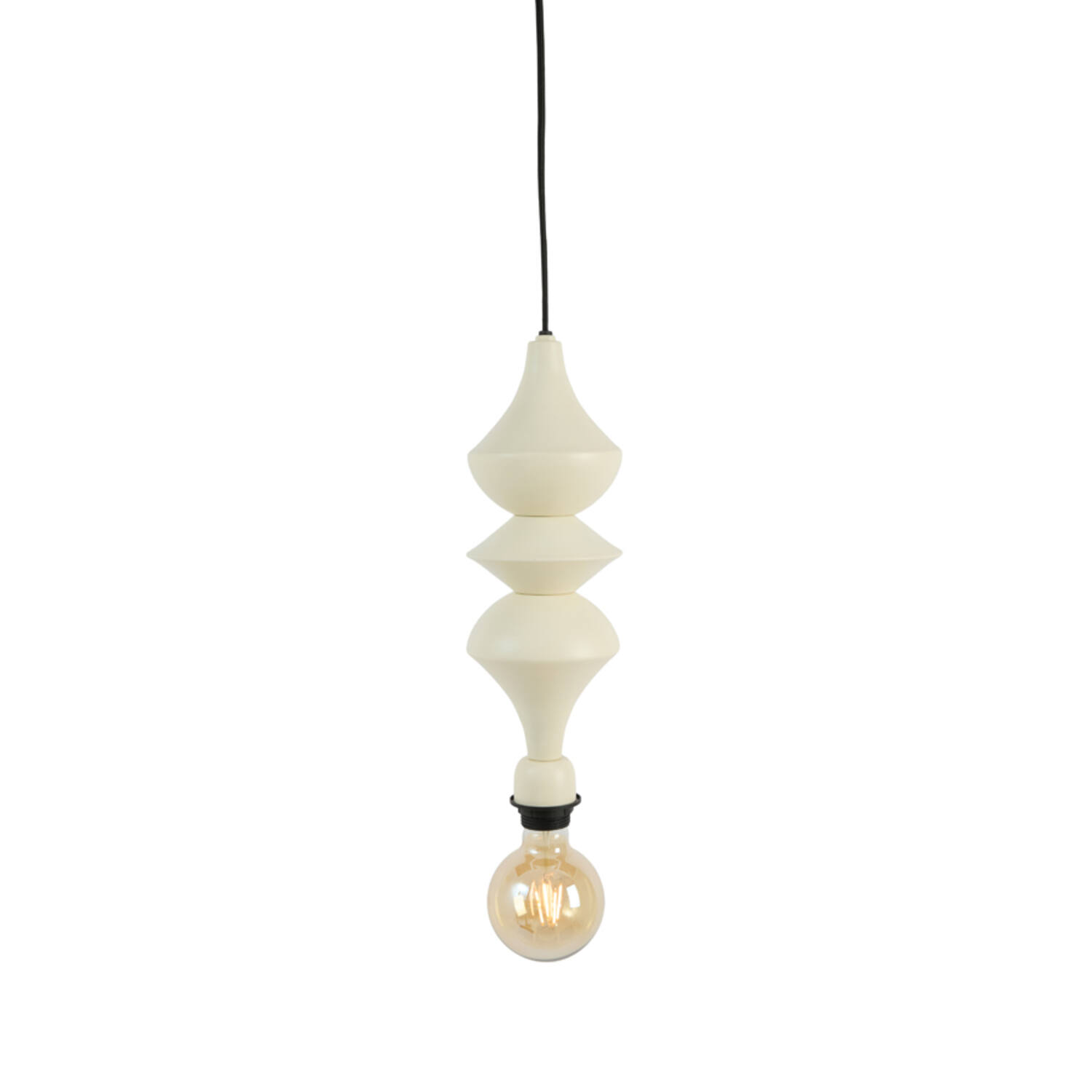 Pendant Ø13x34 cm SIOTA matt cream