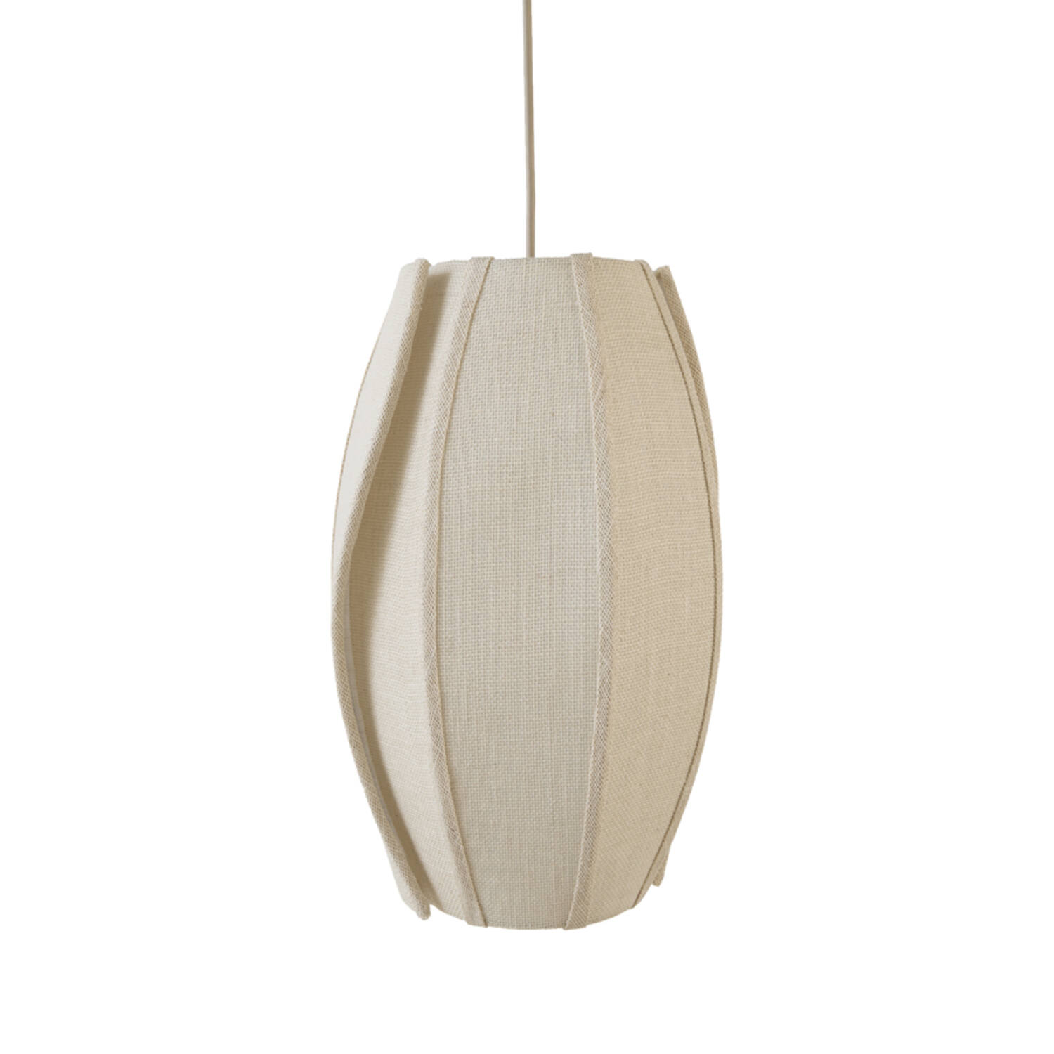 Hanging lamp Ø31x45 cm MELAMBA beige