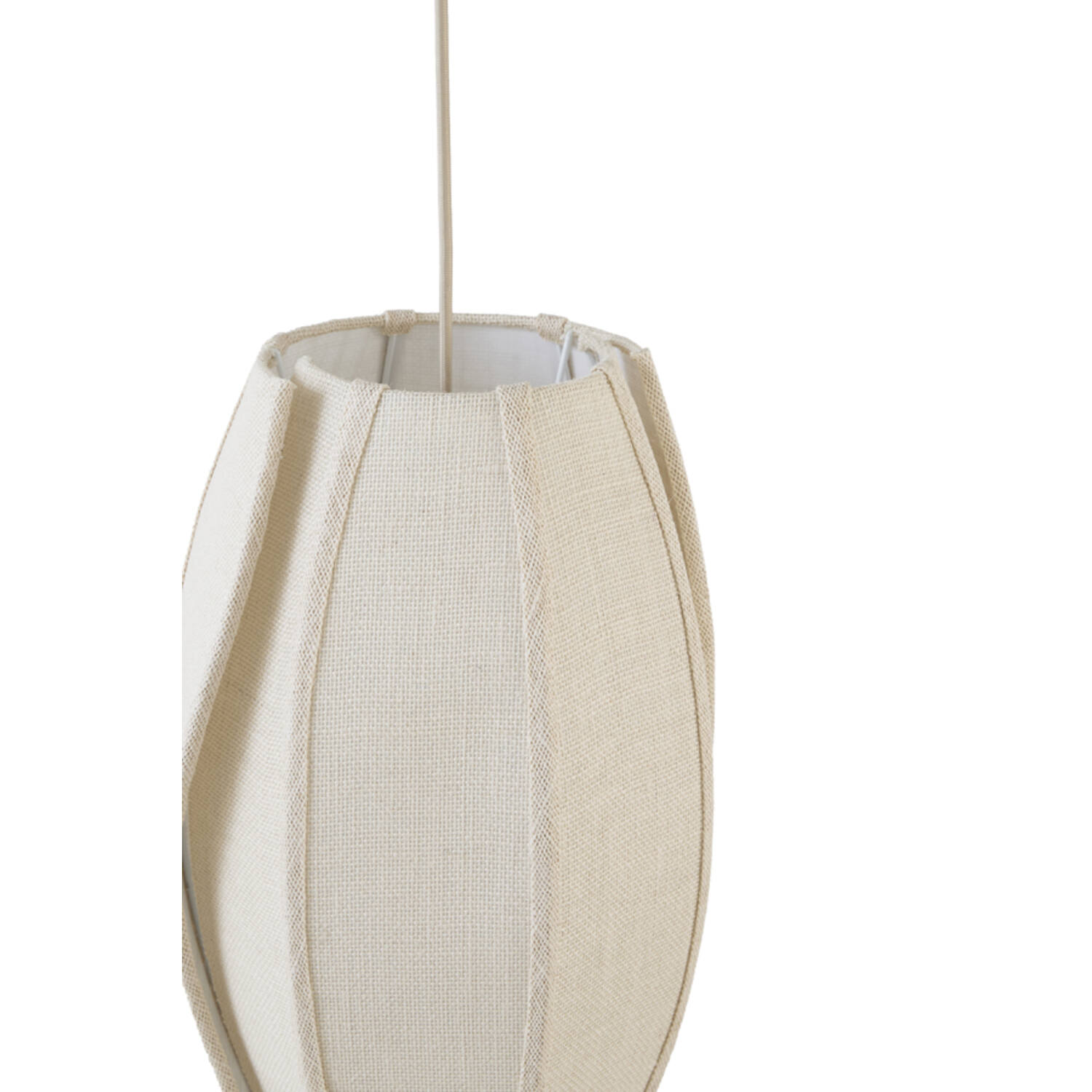 Hanging lamp Ø31x45 cm MELAMBA beige