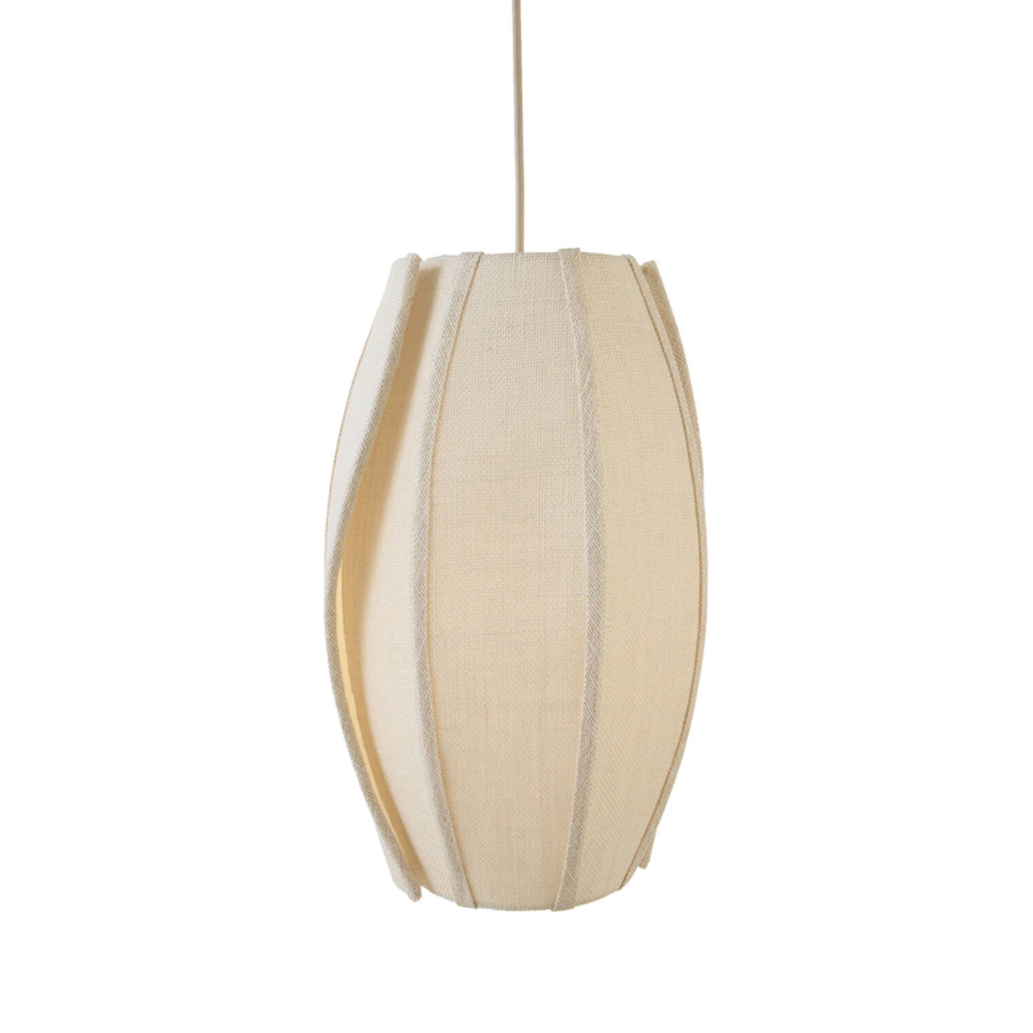 Hanging lamp Ø31x45 cm MELAMBA beige